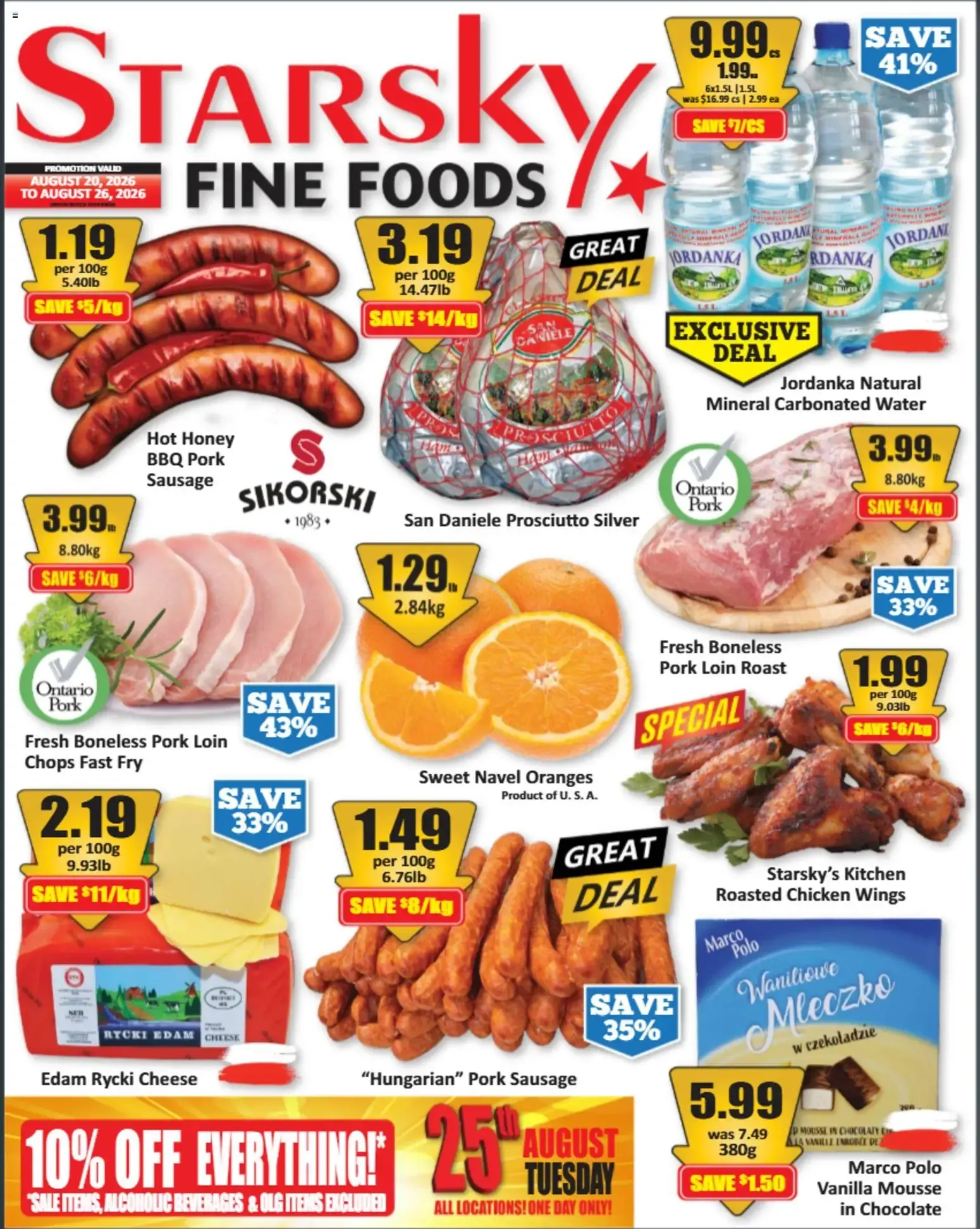 Starsky weekly flyer / circulaire from Aug 20, 2026 > weekly specials & deals from August 20 to August 26 2026 - flyer page 1