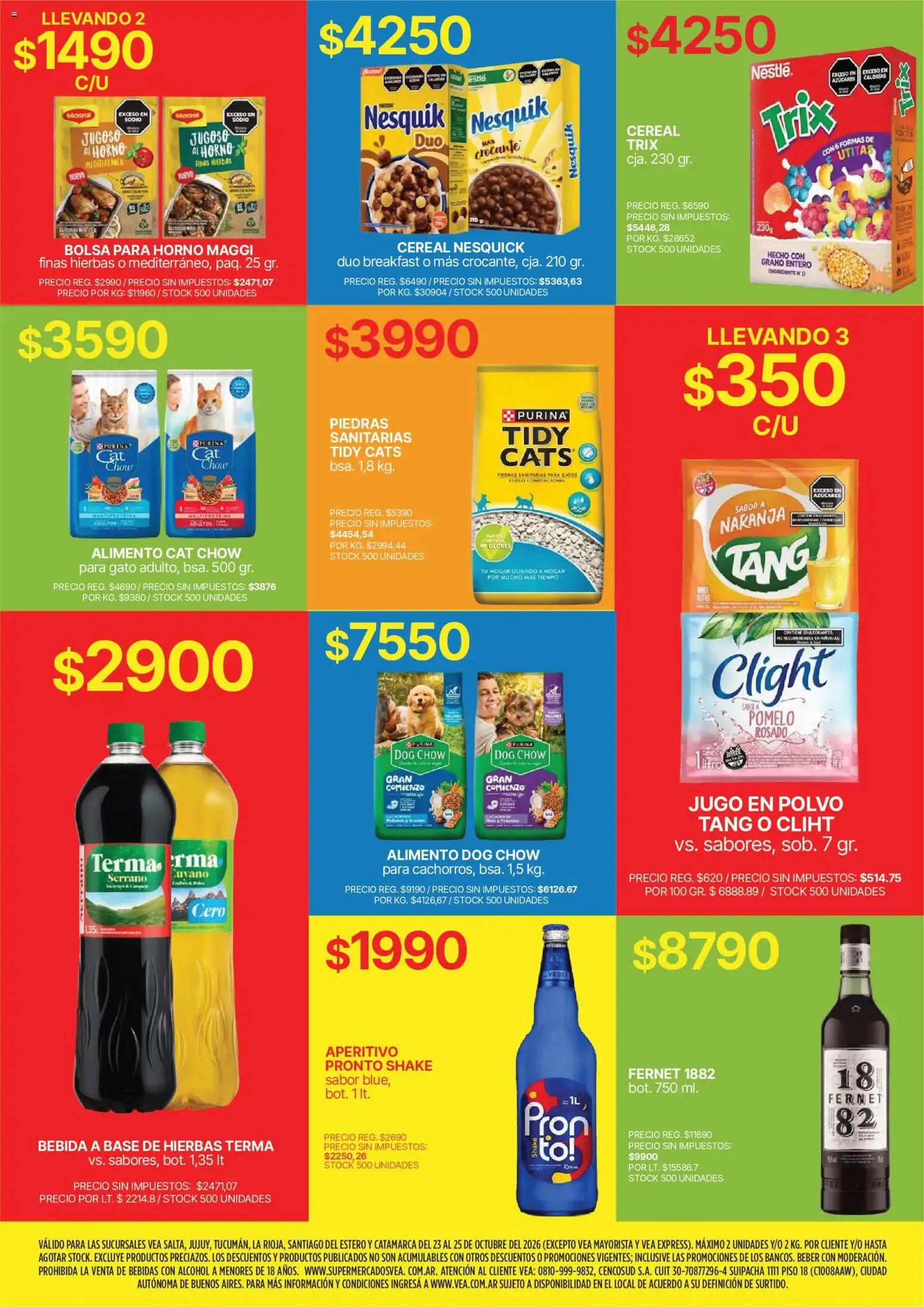 Ofertas de Vea - Fin de semana de ahorro | NOA del 23/10/2026 - 25/10/2026 23 de octubre al 25 de octubre 2026 - Página 8 del catálogo