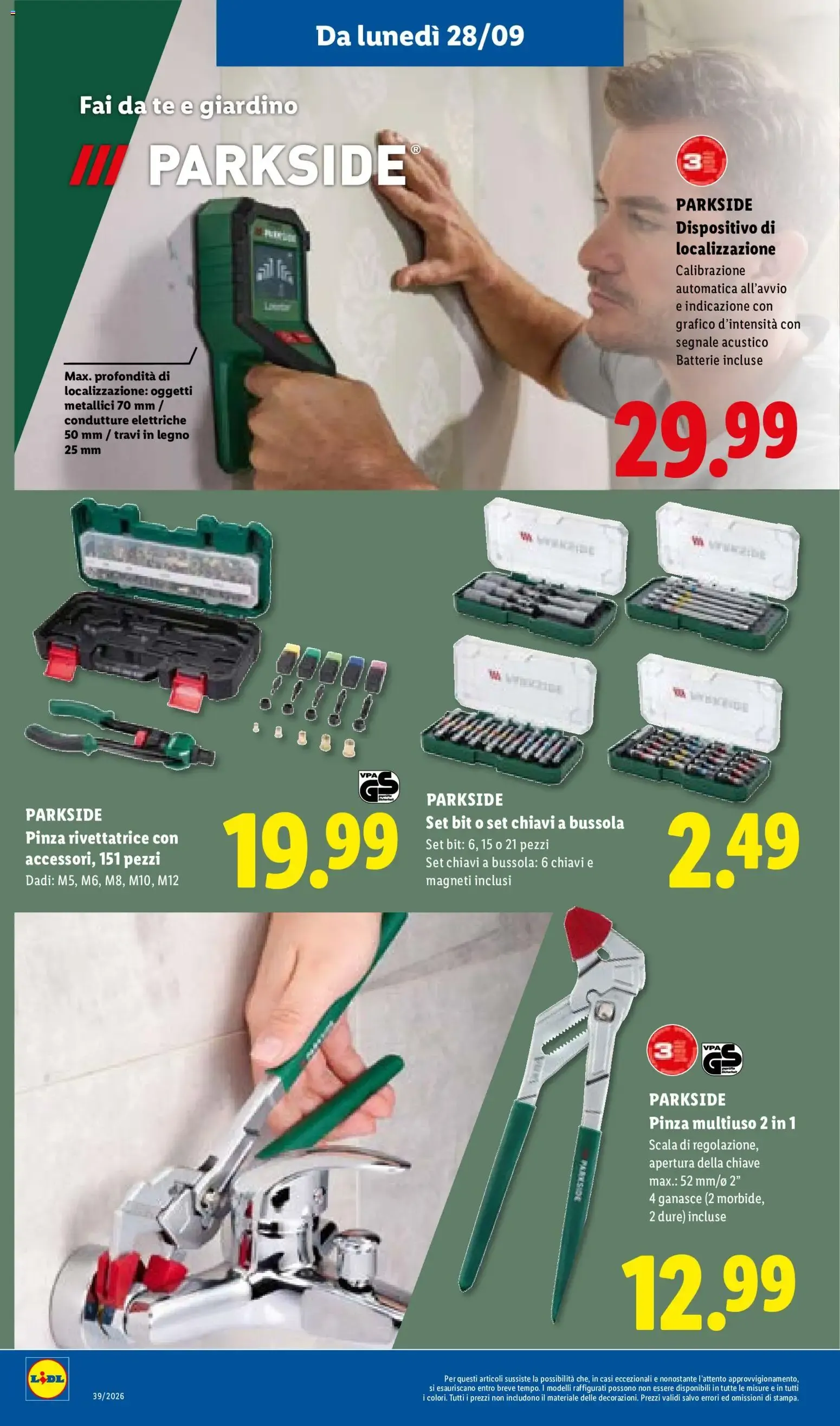 LIDL Sotto Prezzi da 24 settembre a 30 settembre di 2026 - Pagina del volantino 40
