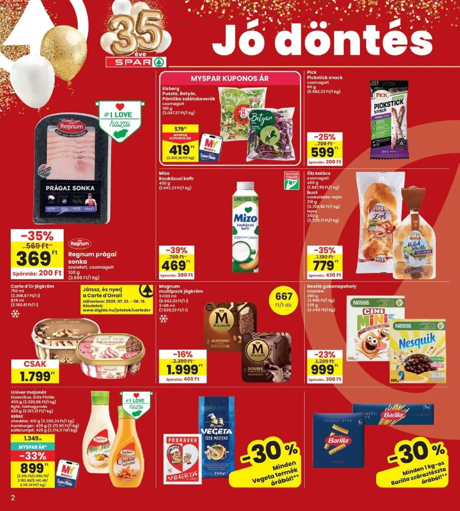 Katalógus Interspar akciós újság - 2026.08.13. -tól/töl > akció, lapozható szórólap 🛍️ augusztus 13.-tól augusztus 19.-ig 2026. - Oldal 2