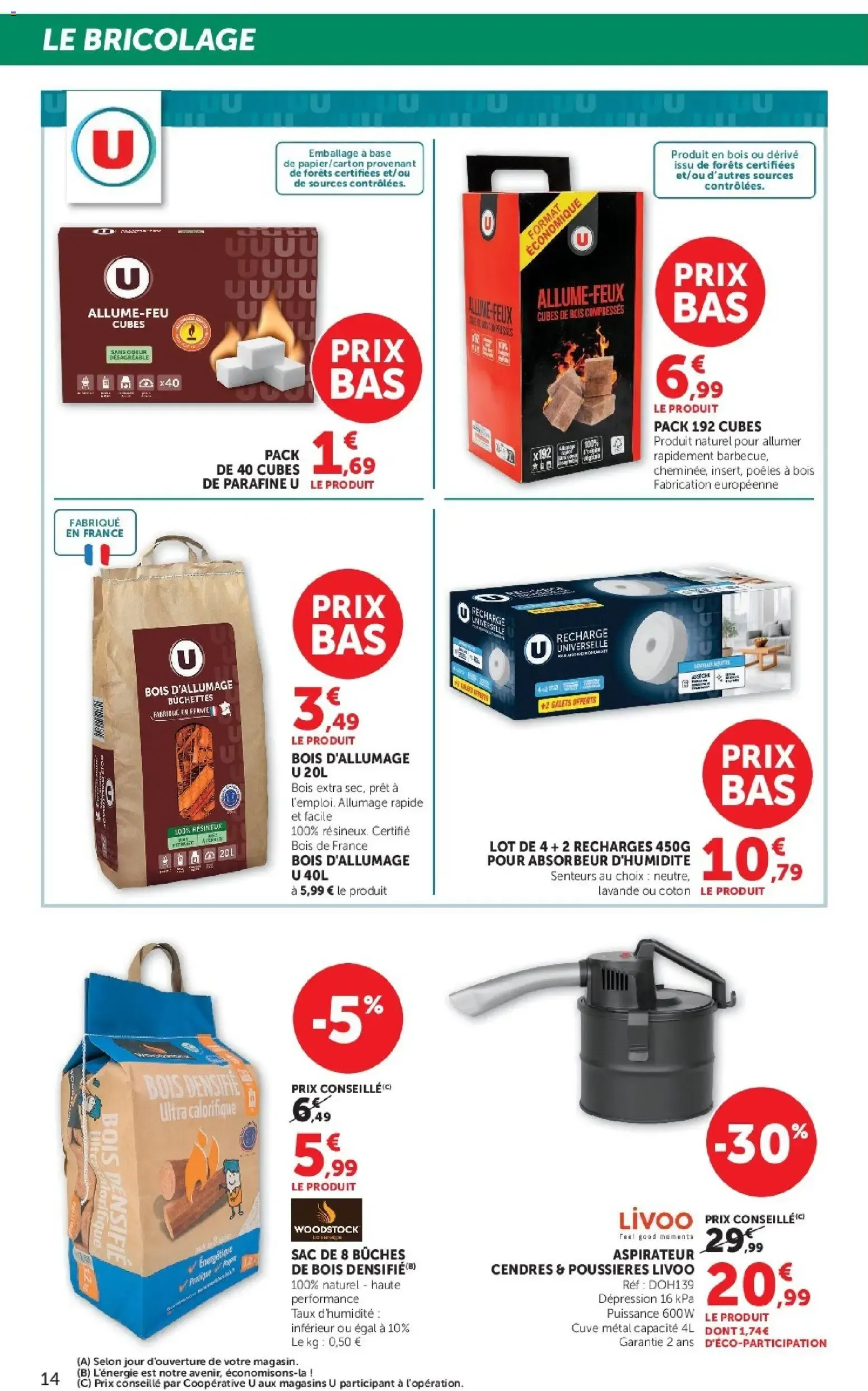 Super U - La Maison à prix bas à partir du 06/10/2026 - promo en ligne du 6 octobre au 18 octobre 2026 - Catalogue page 14