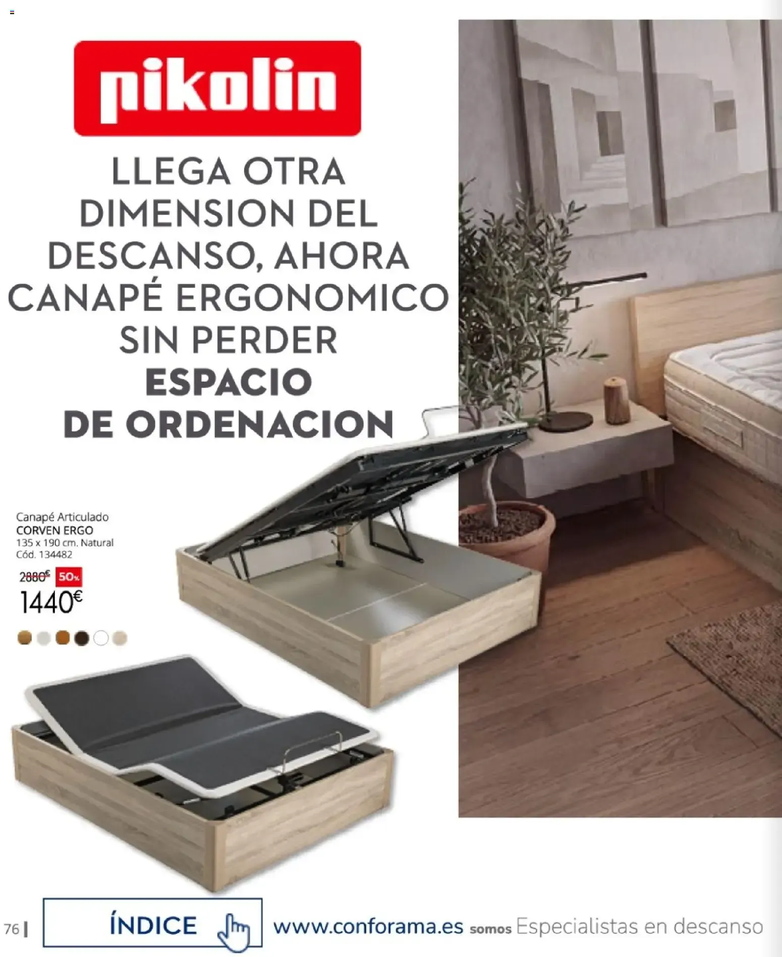 Catálogo de Conforama Camitis 06/08/2026 - 29/09/2026 6 de agosto al 29 de septiembre 2026 - Página 76