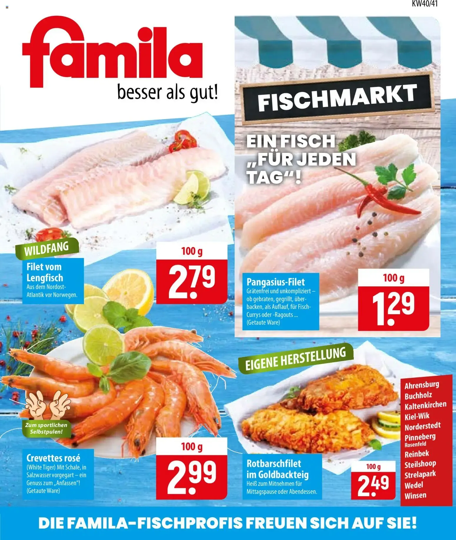 Famila Fischmarkt (ab 28.09.2026) zum Blättern von 28. September bis 10. Oktober 2026 - Prospekt seite 1