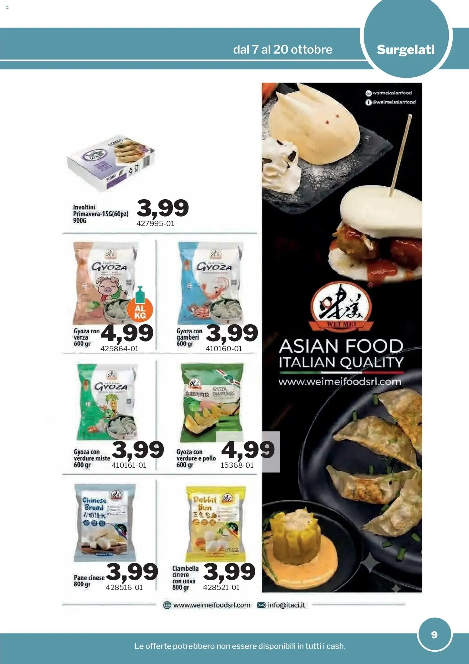 GrosMarket Promozioni Volantino da 7 ottobre a 20 ottobre di 2026 - Pagina del volantino 9
