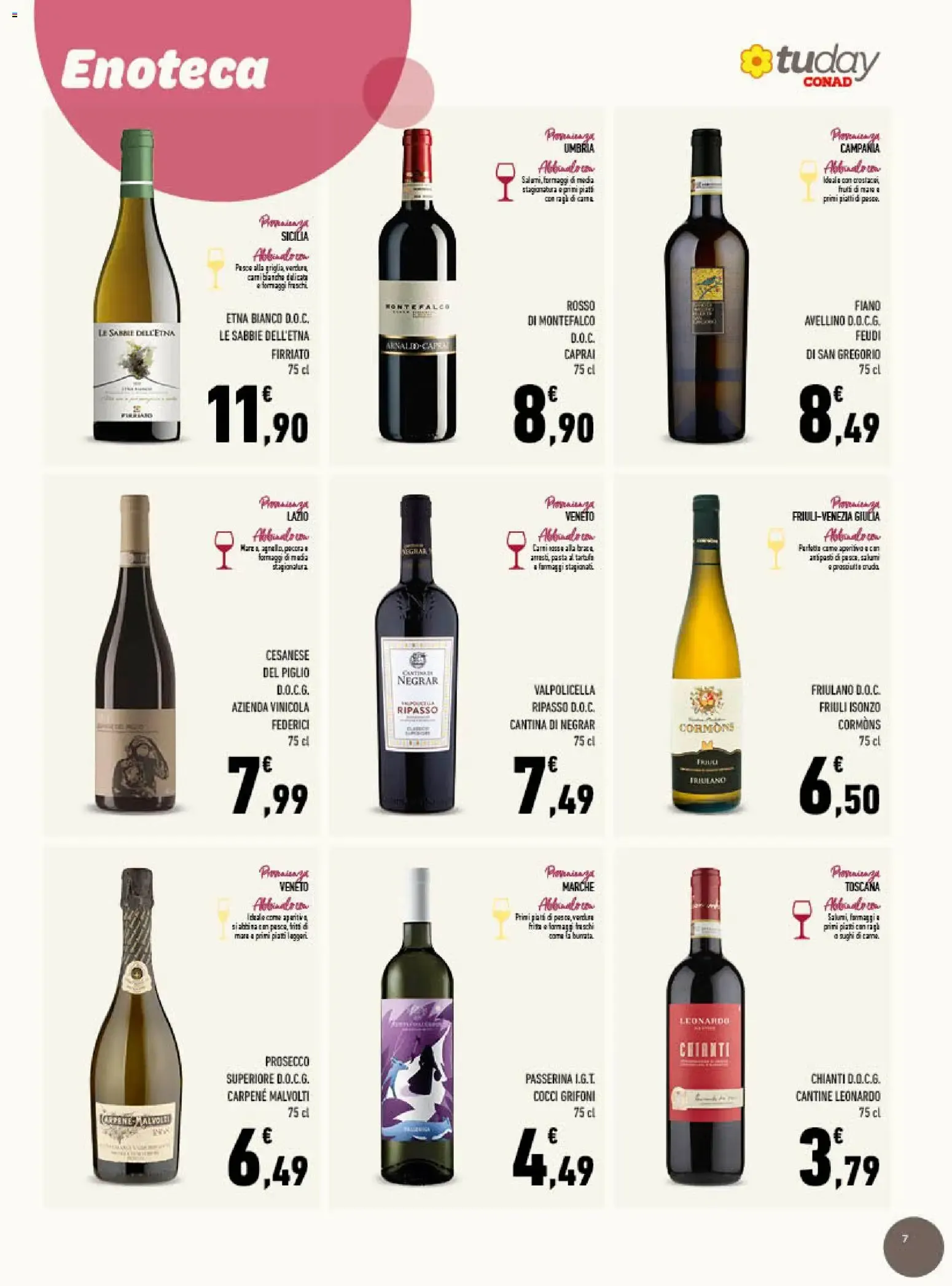 Conad Tuday - Speciale Lazio da 7 ottobre a 20 ottobre di 2026 - Pagina del volantino 7