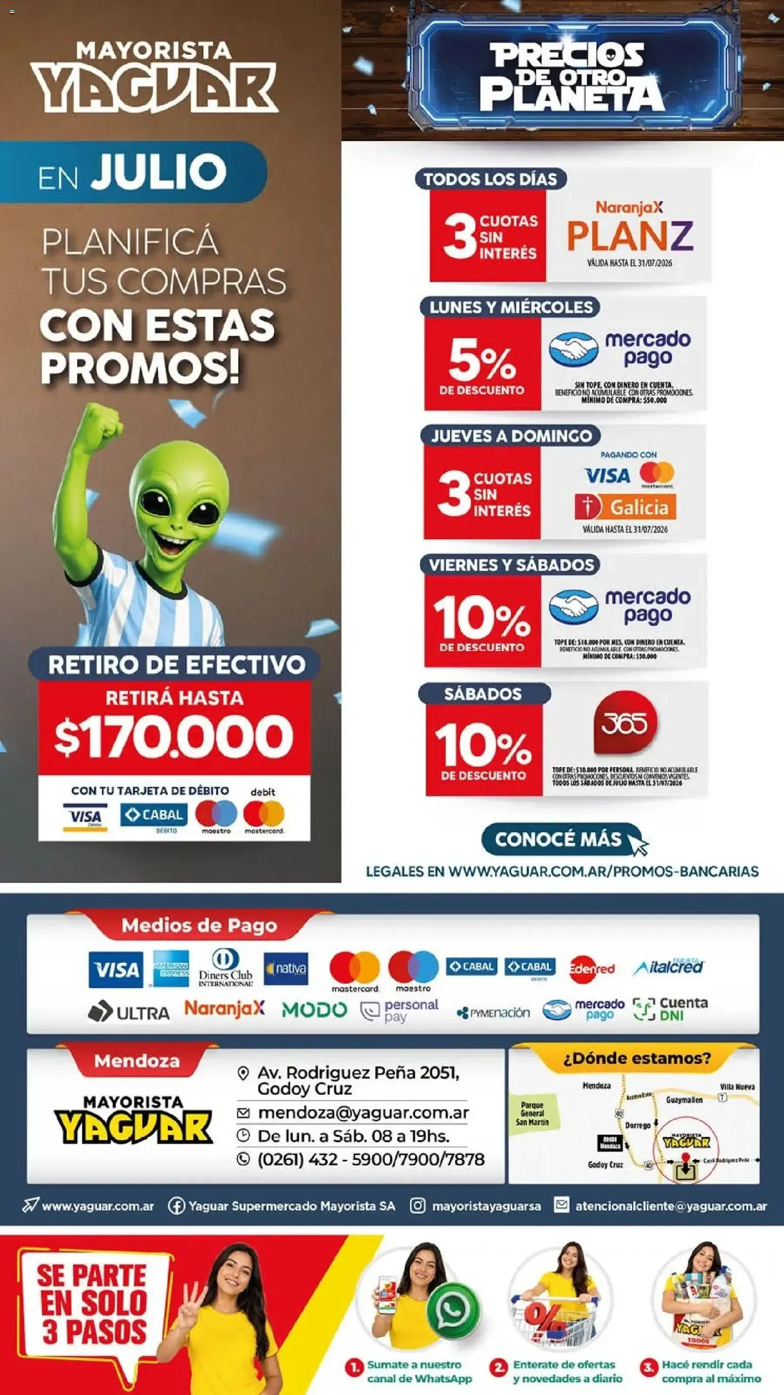 Ofertas de Mayorista Yaguar: Precios de Otro Planeta 13 de julio al 18 de julio 2026 - Página 18 del catálogo