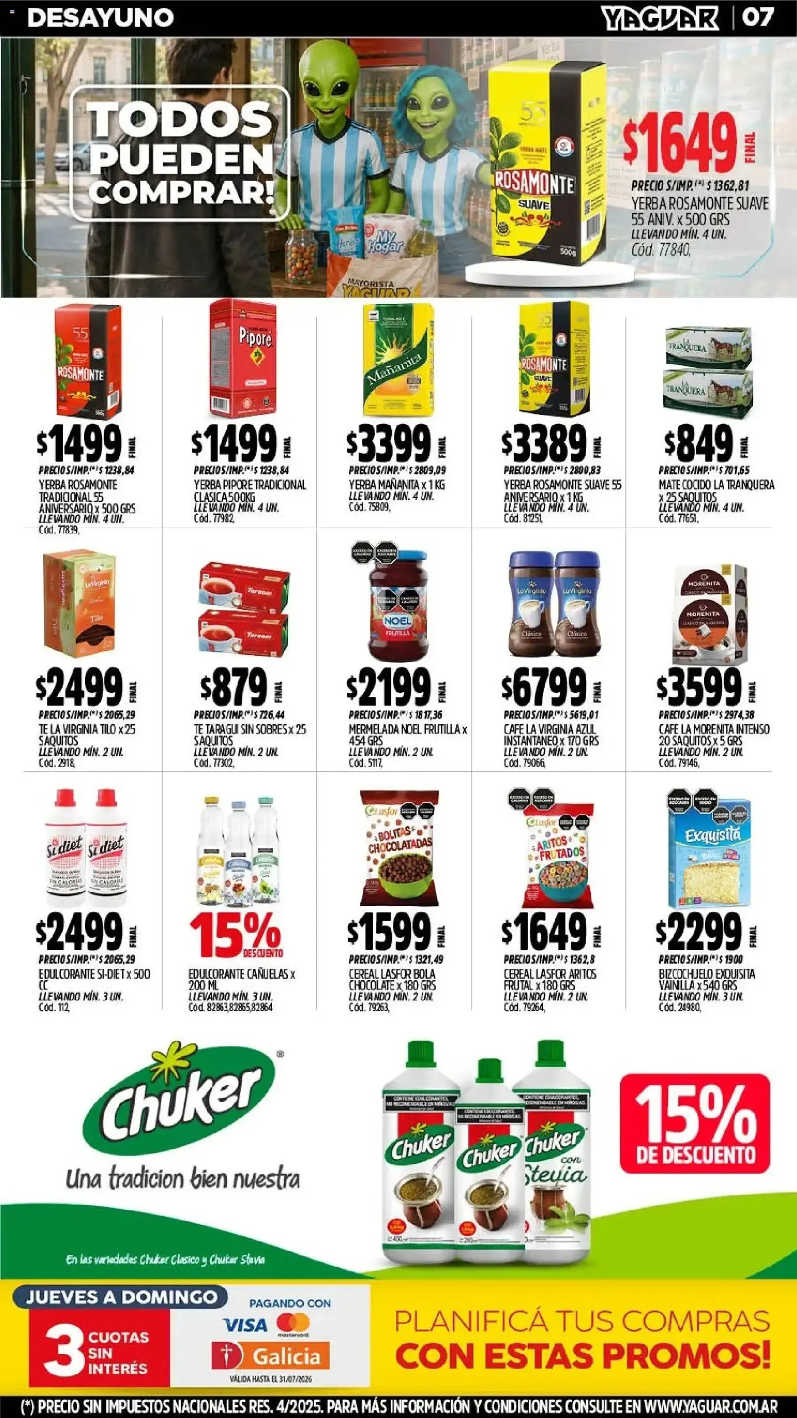 Ofertas de Yaguar - Oferta Semanal Trelew del 06/07/2026 - 12/07/2026 6 de julio al 12 de julio 2026 - Página 10 del catálogo