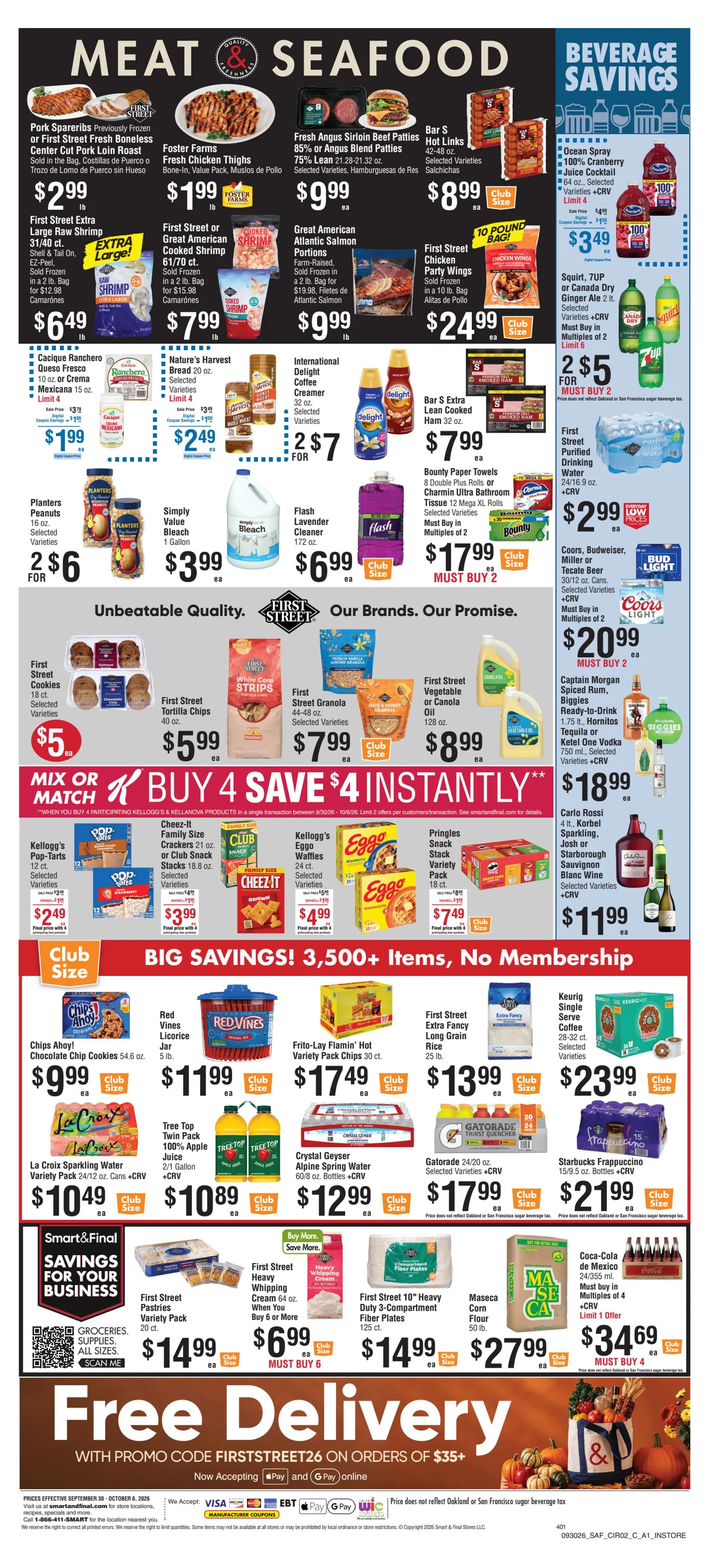 Weekly ad Smart & Final Produce • Meat • Groceries from September 30 to October 6 2026 - Page 3