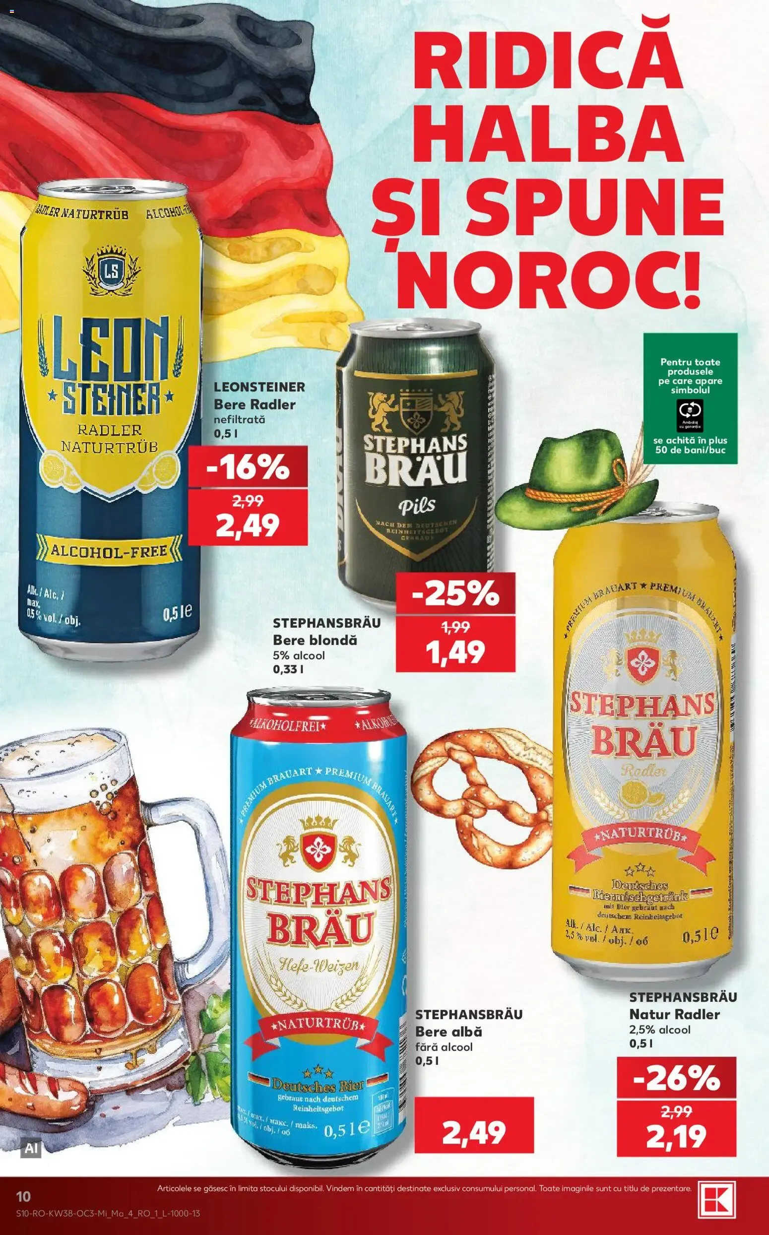Catalog Kaufland: Descoperă Gustul Autentic al Germaniei de la 16 septembrie până la 22 septembrie 2026 - Revista Pagina 10