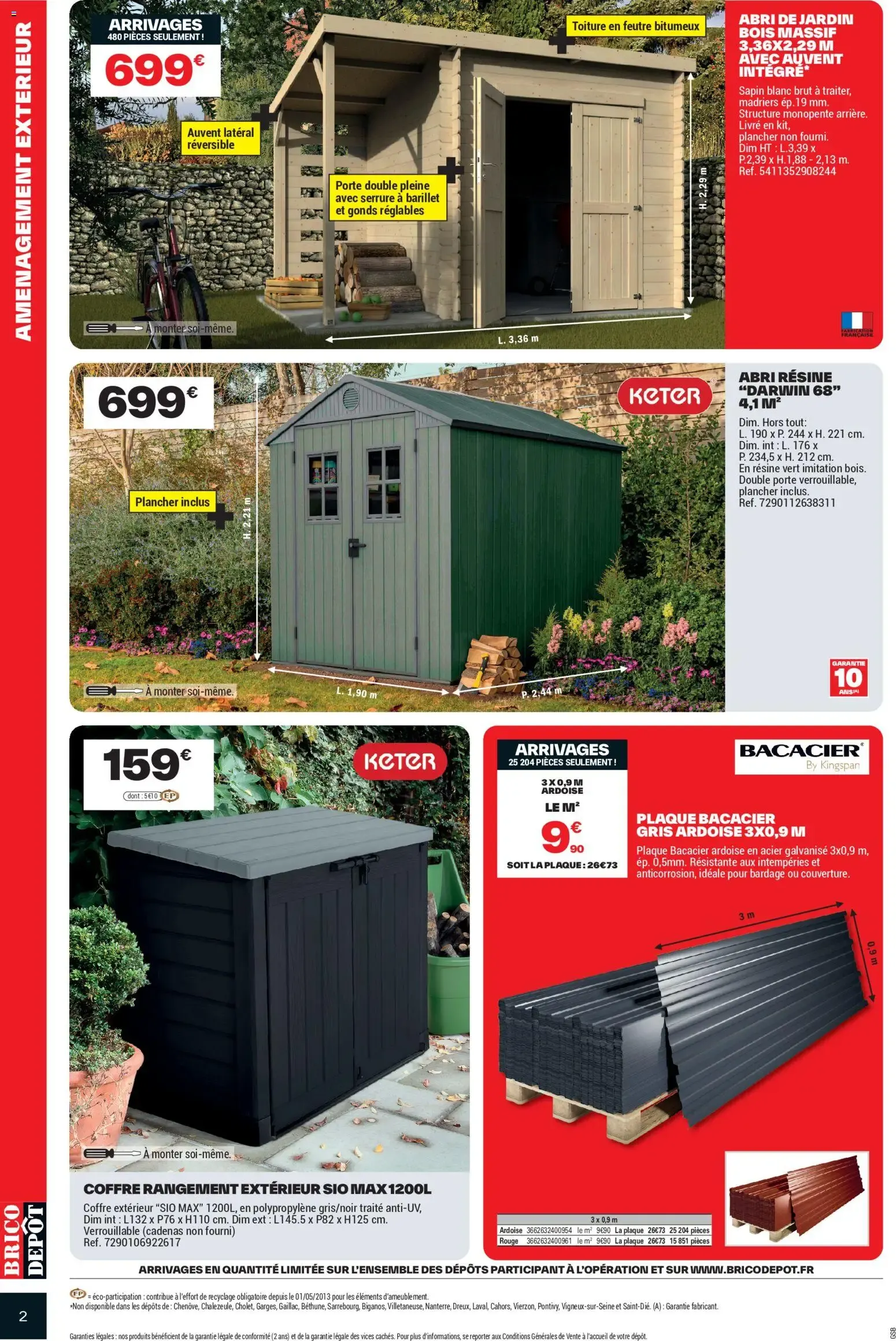 Brico Dépôt catalogue à partir du 11/09/2026 - promo en ligne du 11 septembre au 24 septembre 2026 - Catalogue page 2