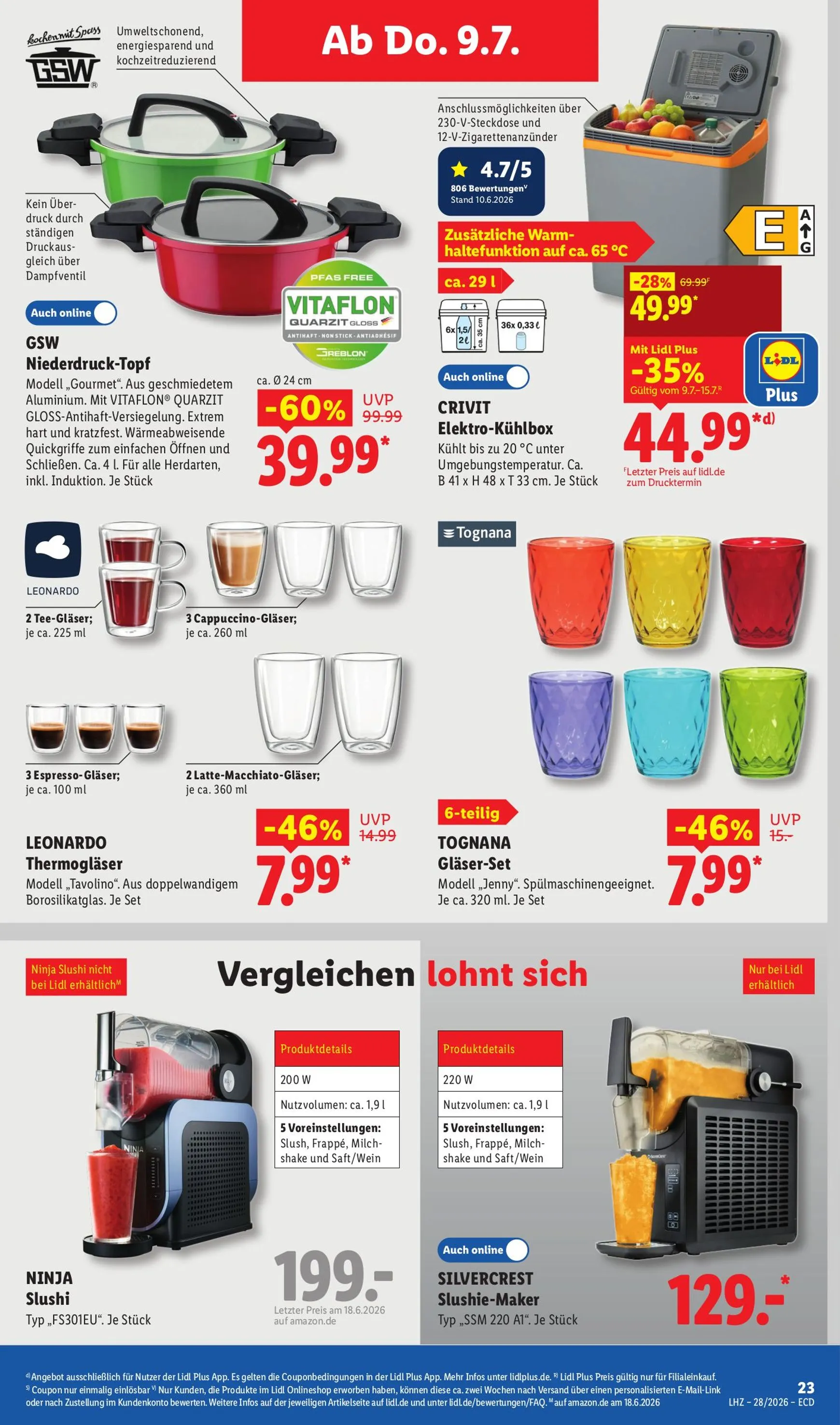 Lidl - Angebot der Woche Prospekt nächste Woche – von Montag 06.07.2026 bis Samstag 11.07.2026 von 6. Juli bis 11. Juli 2026 - Prospekt seite 21