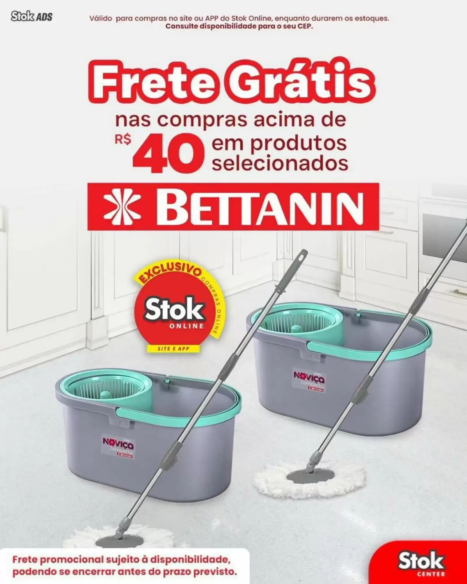 Encarte de Frete Grátis Stok Online - Produtos Bettanin 6 de outubro até 12 de outubro 2026 - Pagina 1