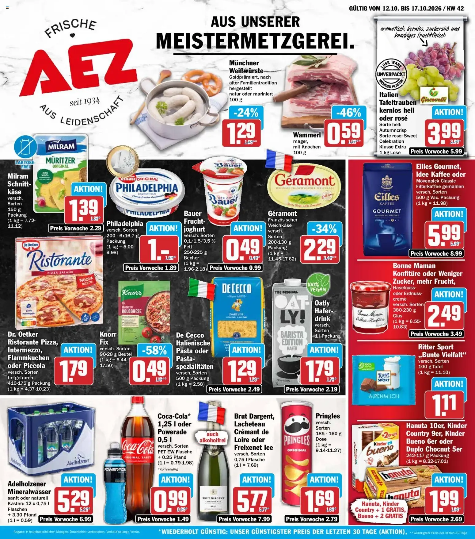 AEZ Prospekt (ab 12.10.2026) zum Blättern