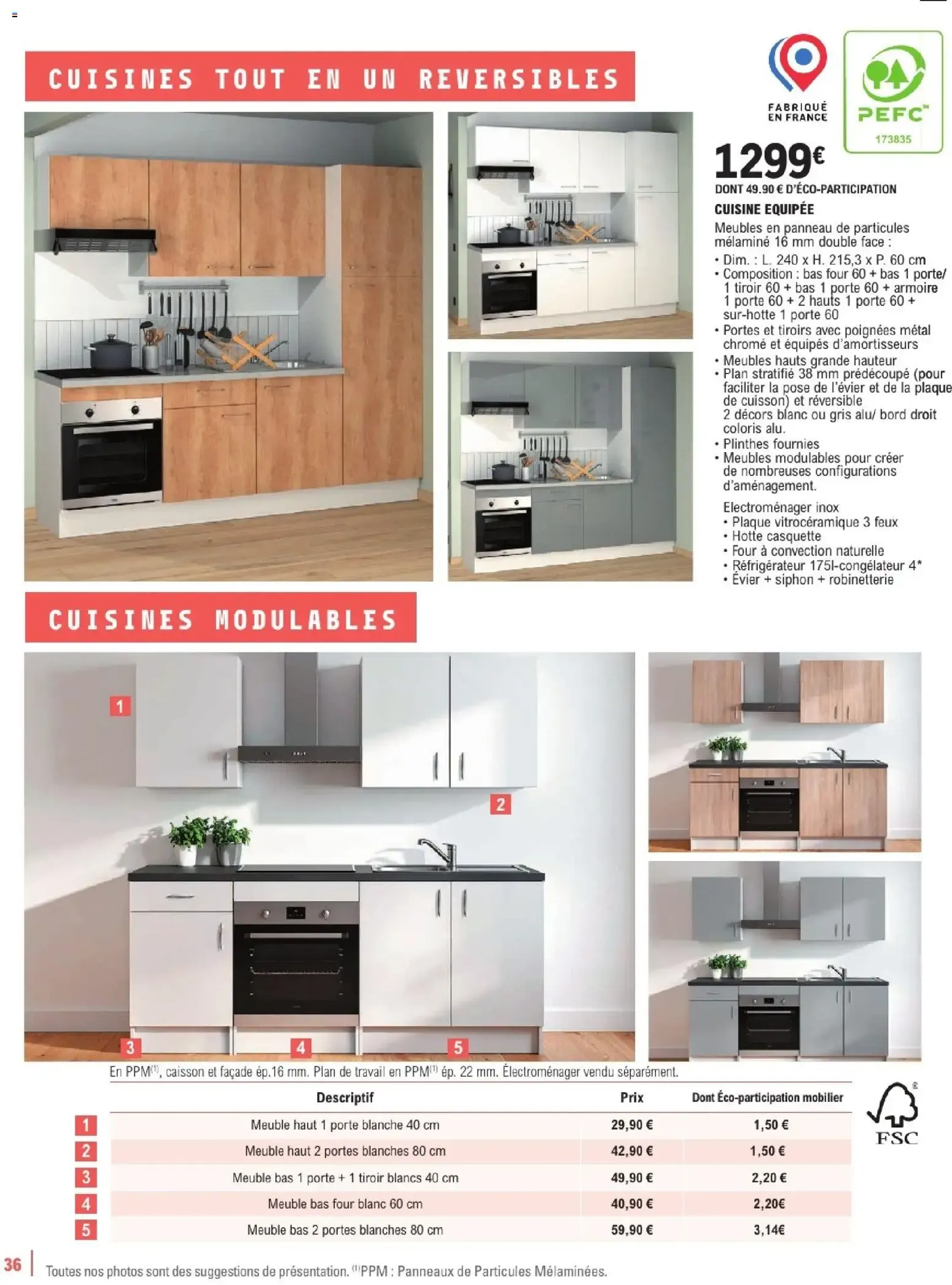 Brico E.Leclerc - Guide aménagement intérieur à partir du 06/01/2026 - promo en ligne du 6 janvier au 7 février 2026 - Catalogue page 36