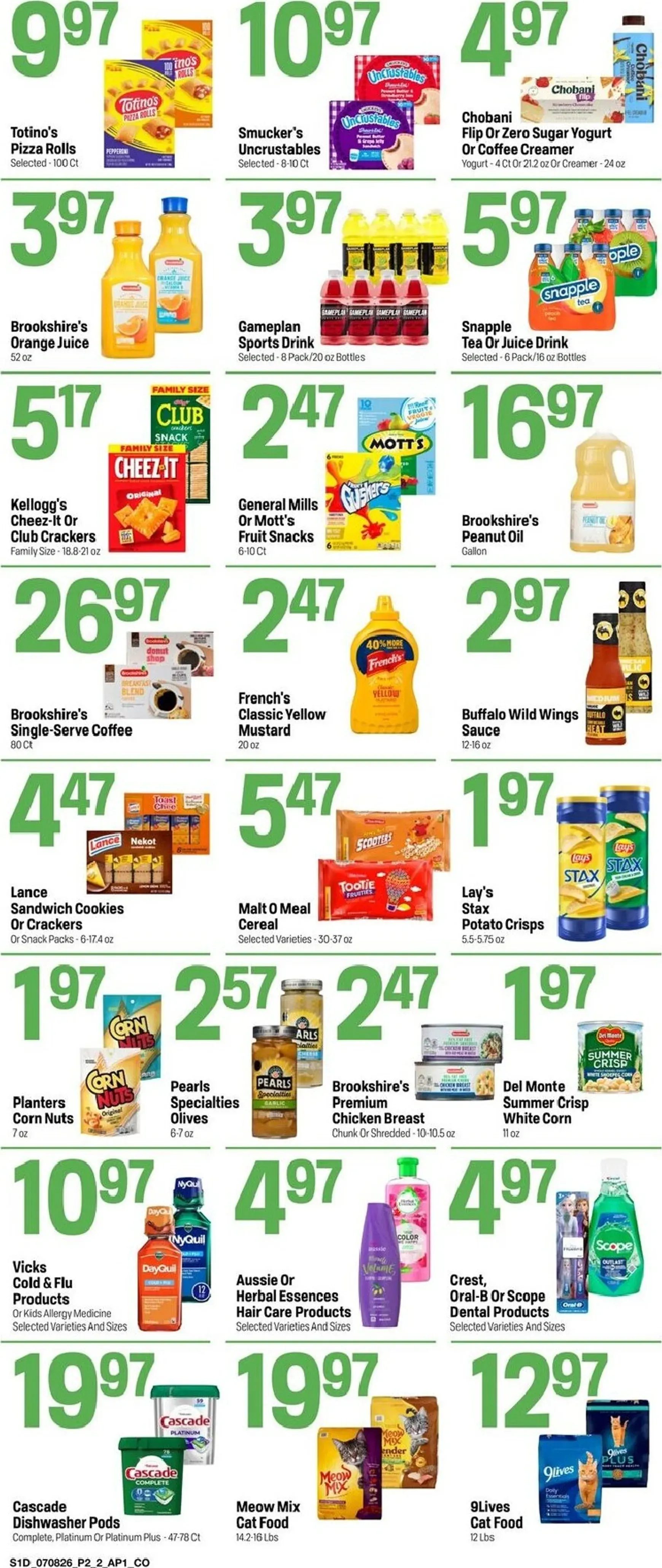 Weekly ad Current Super 1 Foods - Super low prices leaflet valid from Wednesday 07/08/2026 to Tuesday 07/14/2026 from July 8 to July 14 2026 - Page 2