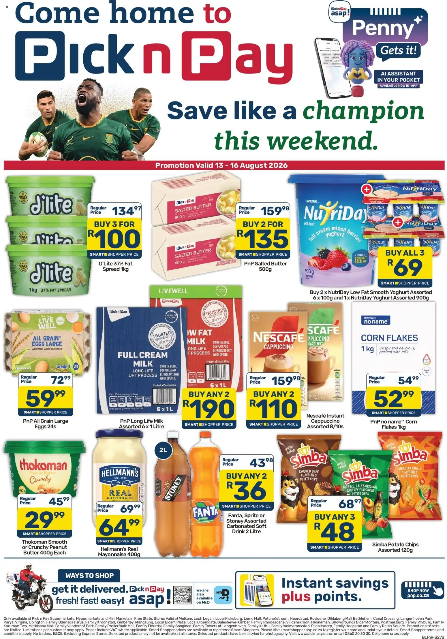 Pick n Pay Free State - Weekend Specials (13/08/2026 - 16/08/2026) Online from 13 August to 16 August 2026 - Catalogue Page 1