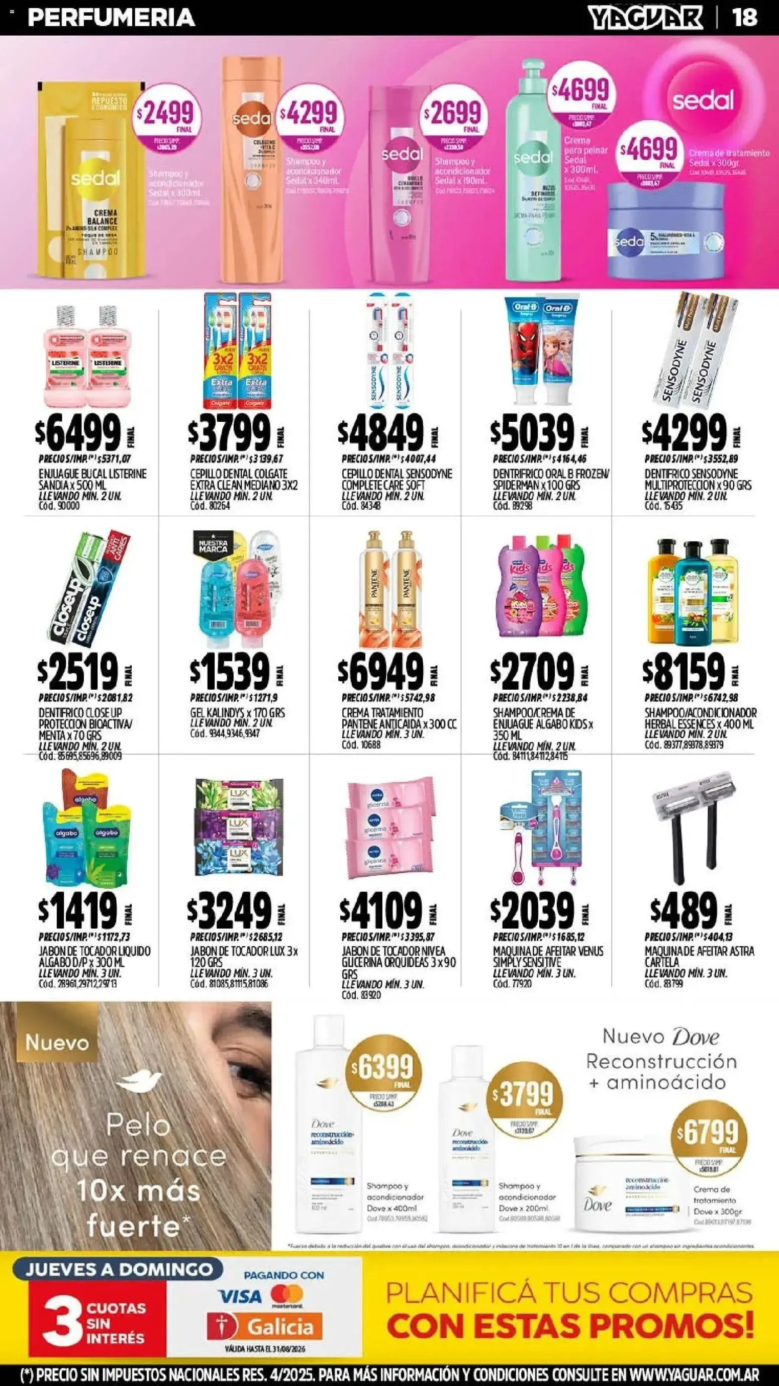 Ofertas de Yaguar - Oferta Semanal Santa Fé del 03/08/2026 - 09/08/2026 3 de agosto al 9 de agosto 2026 - Página 19 del catálogo
