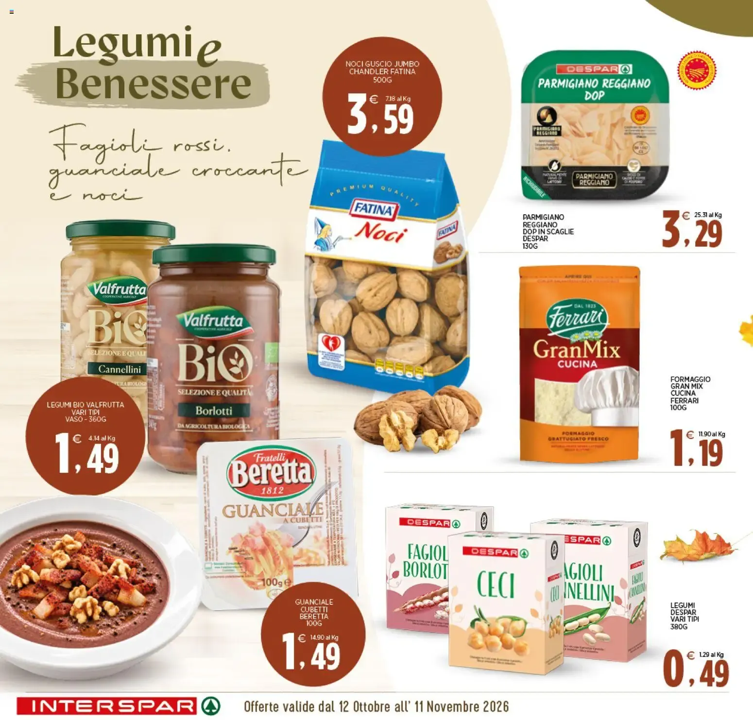 Nuovo Interspar volantino Sapori d'Autunno dal 12/10/2026 > offerte anteprima 🛍️ da 12 ottobre a 11 novembre di 2026 - Pagina del volantino 12
