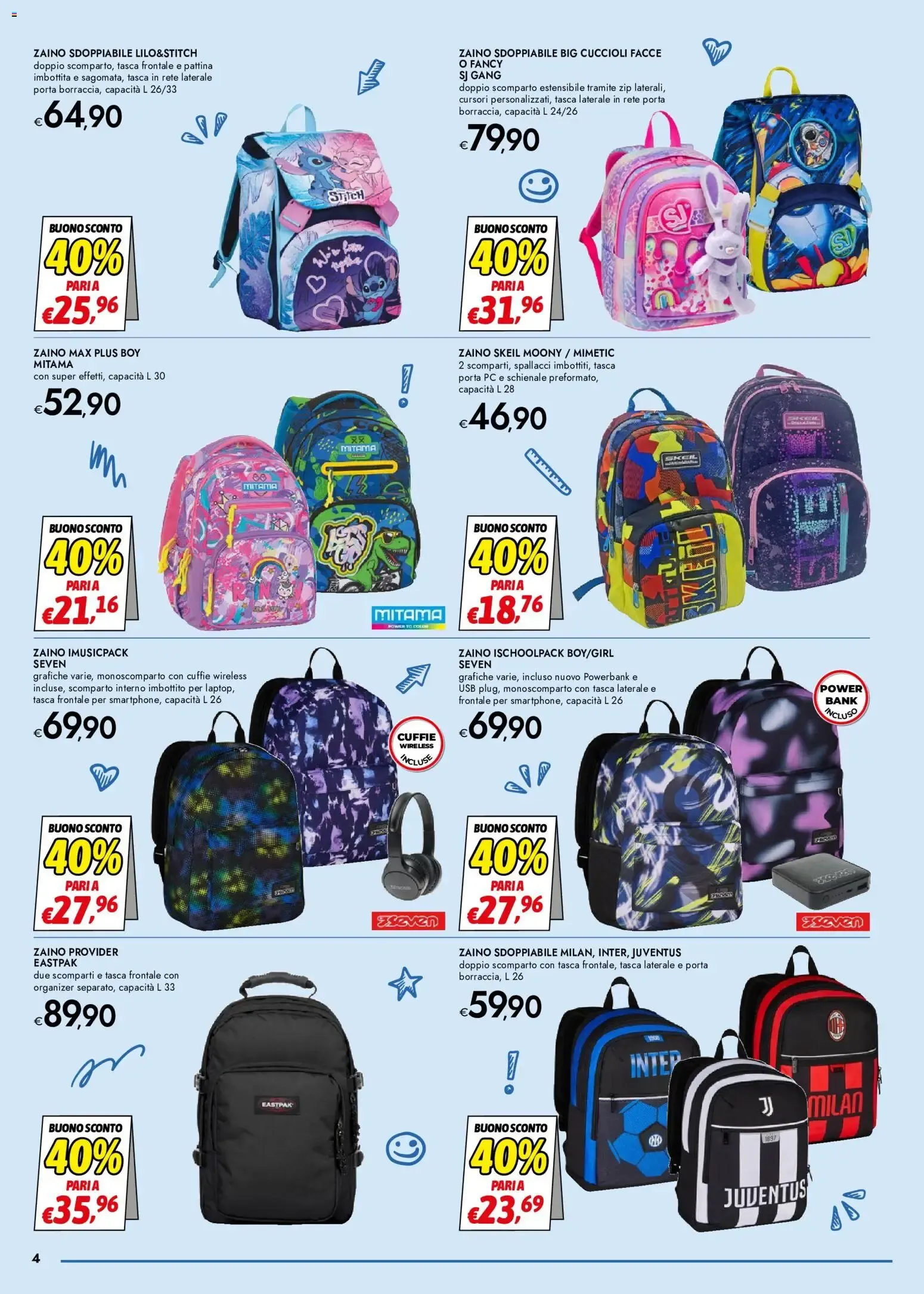 TUTTO PRONTO PER LA SCUOLA da 30 luglio a 16 settembre di 2026 - Pagina del volantino 4