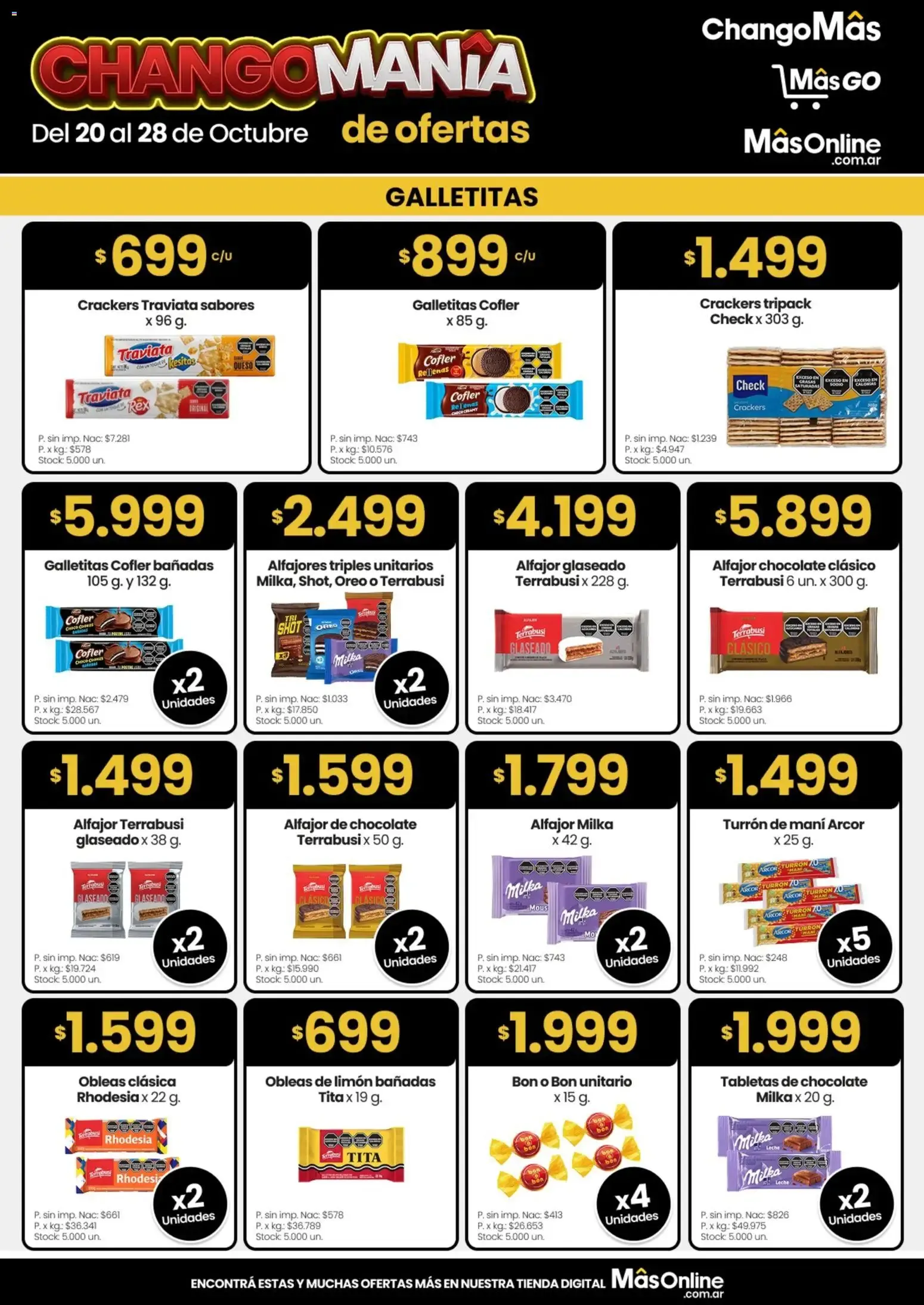 Ofertas de CHANGOMANIA de ofertas 20 de octubre al 28 de octubre 2026 - Página 9 del catálogo