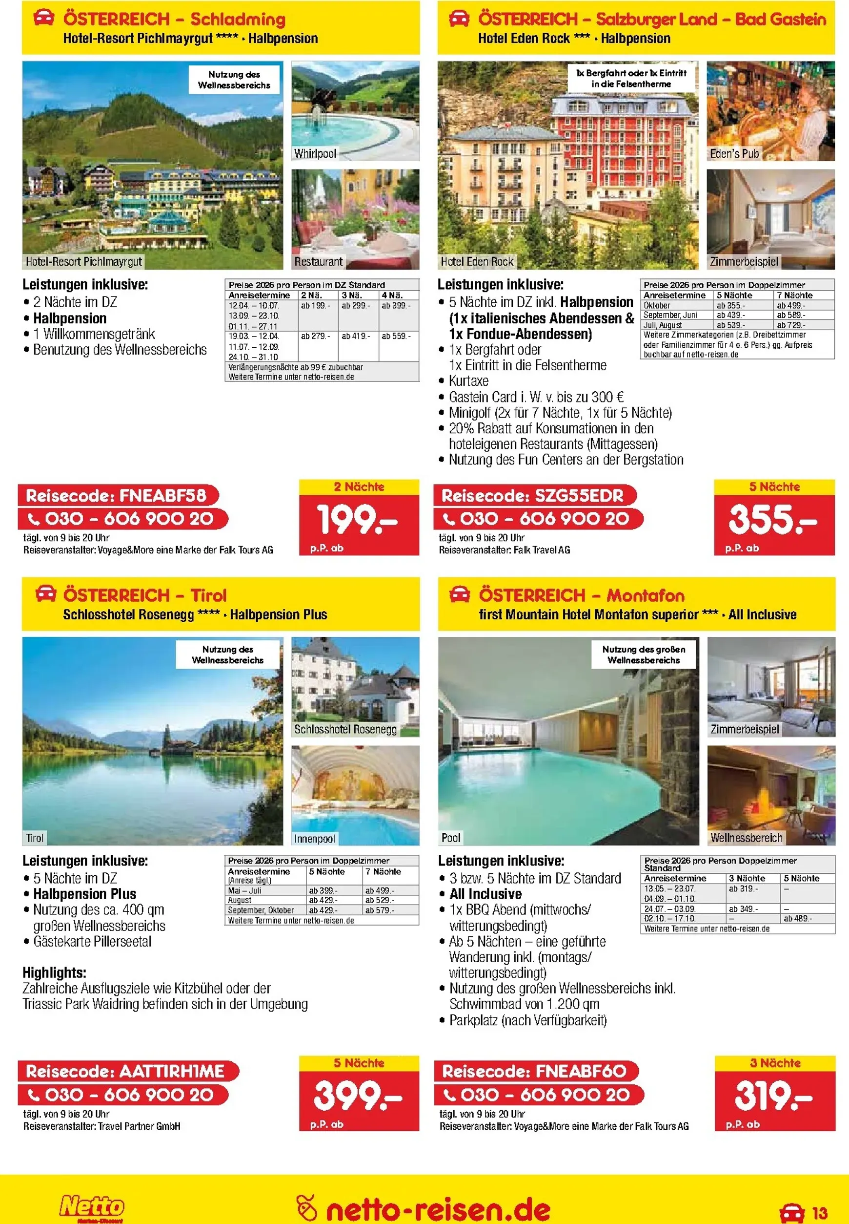 Netto Marken Discount - Reise-Angebote Prospekt – von Donnerstag 28.05.2026 bis Dienstag 30.06.2026 von 28. Mai bis 30. Juni 2026 - Prospekt seite 13