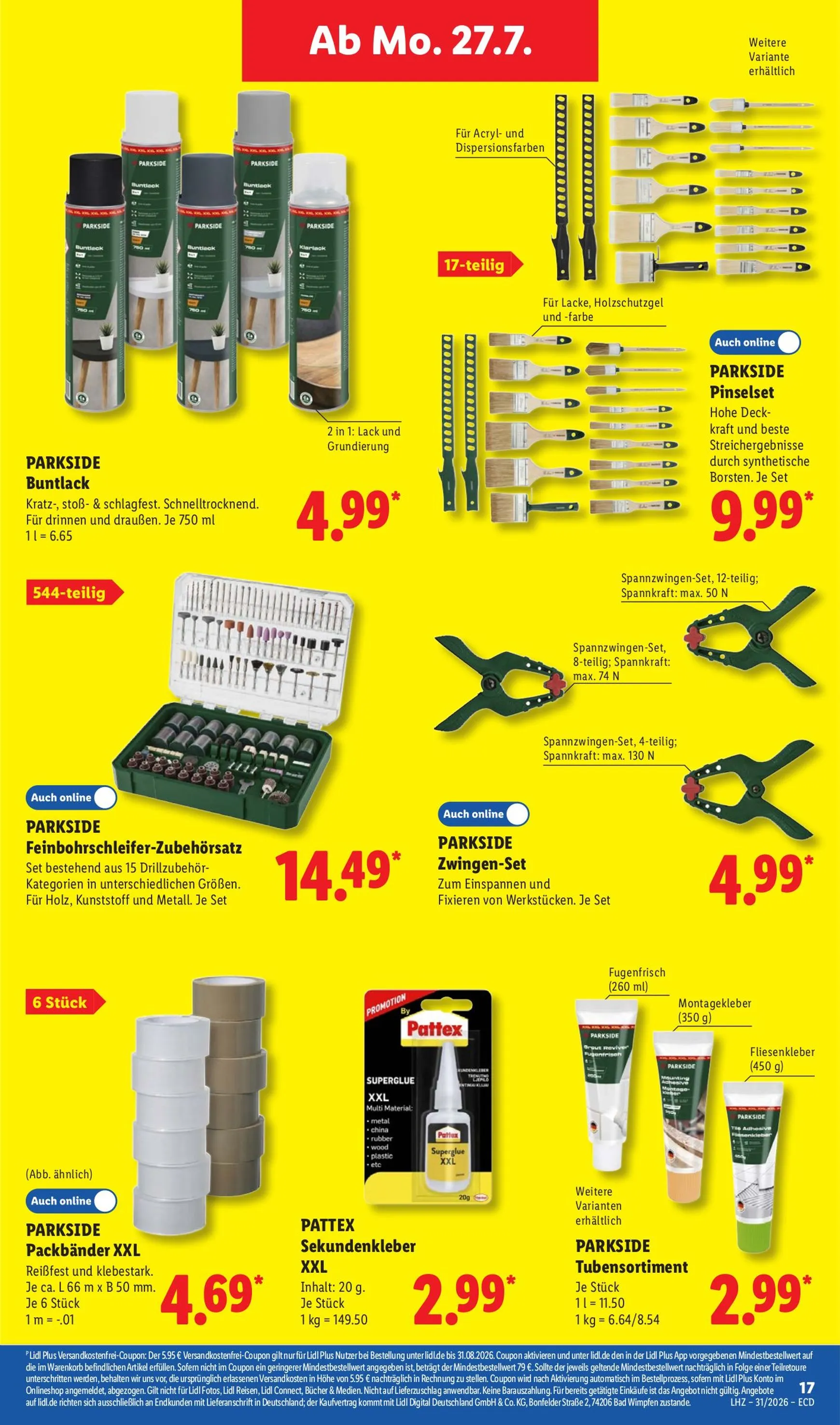 Lidl Prospekt nächste Woche – von Montag 27.07.2026 bis Samstag 01.08.2026 von 27. Juli bis 1. August 2026 - Prospekt seite 34