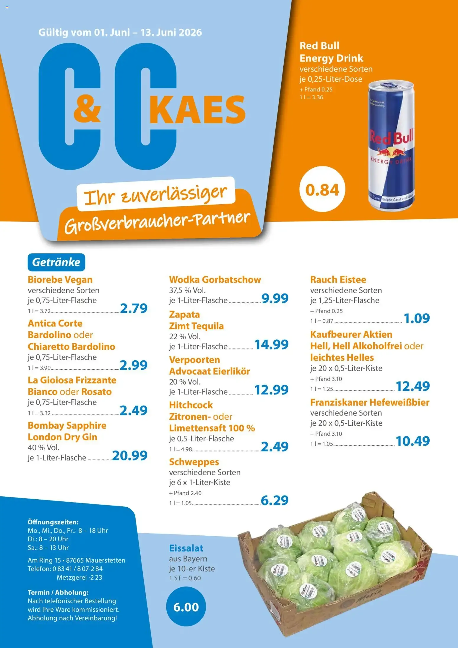 C&C Prospekt (ab 01.06.2026) zum Blättern von 1. Juni bis 13. Juni 2026 - Prospekt seite 1