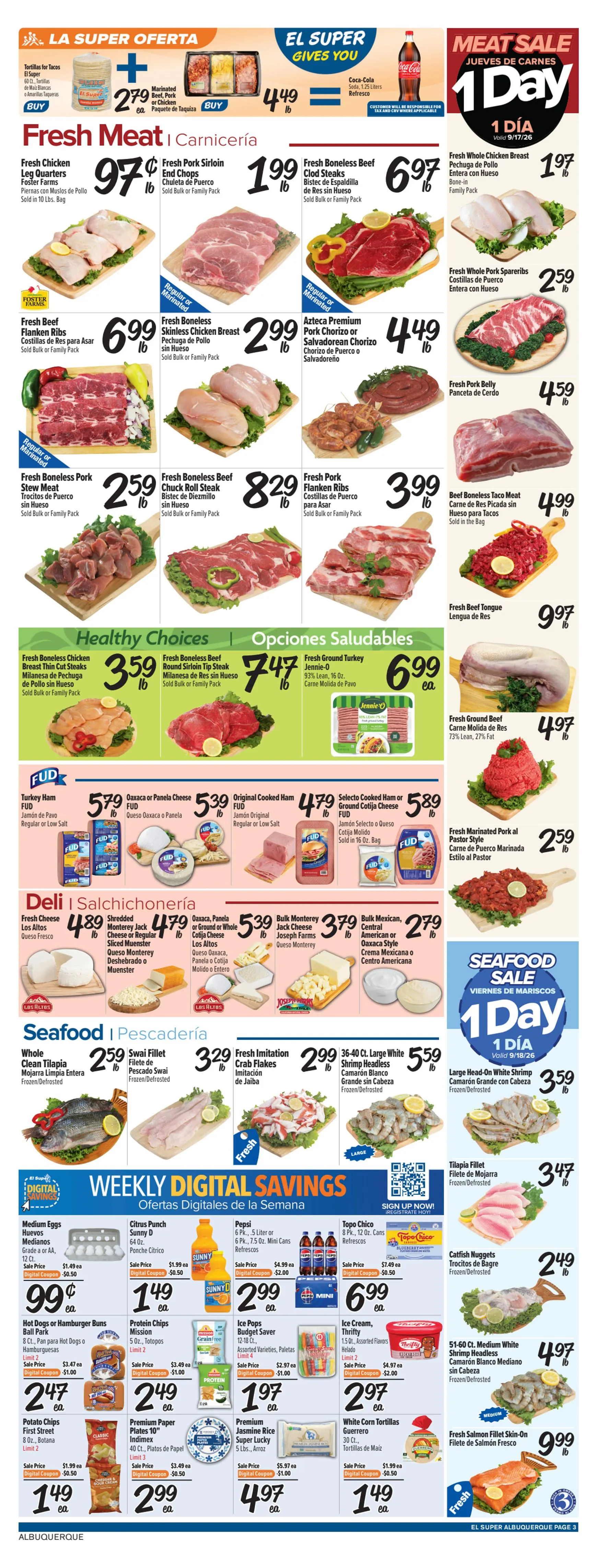 Weekly ad El Super - Hispanic Heritage Month from September 16 to September 22 2026 - Page 3