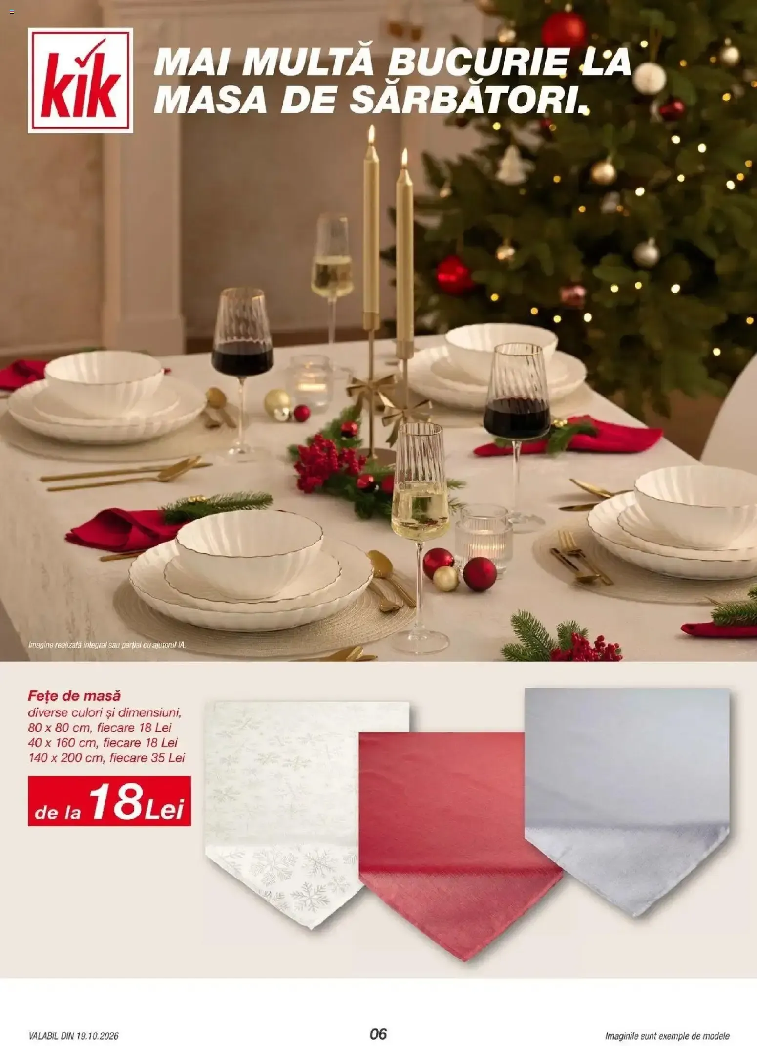 Catalog Mai multă magie de Crăciun în casa ta. de la 19 octombrie până la 24 octombrie 2026 - Revista Pagina 6