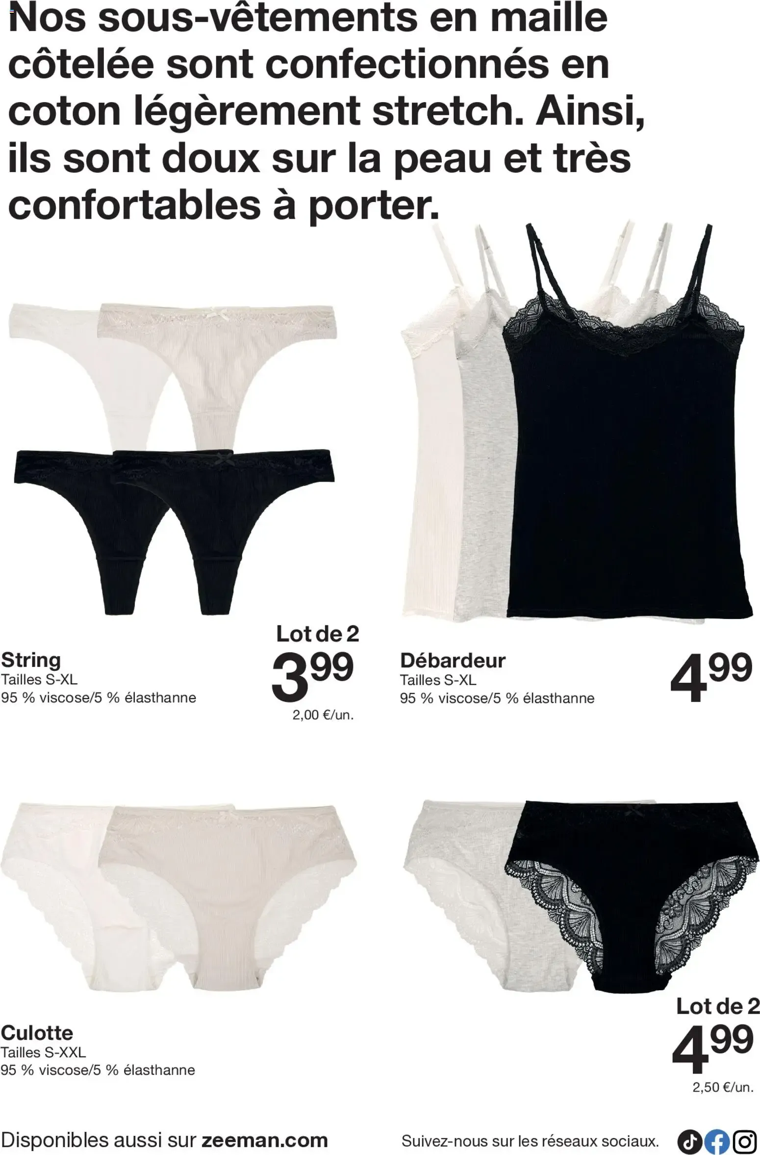 Zeeman - Promoción Ropa Interior Femenina du 13 juin au 26 juin 2026 - Catalogue page 16