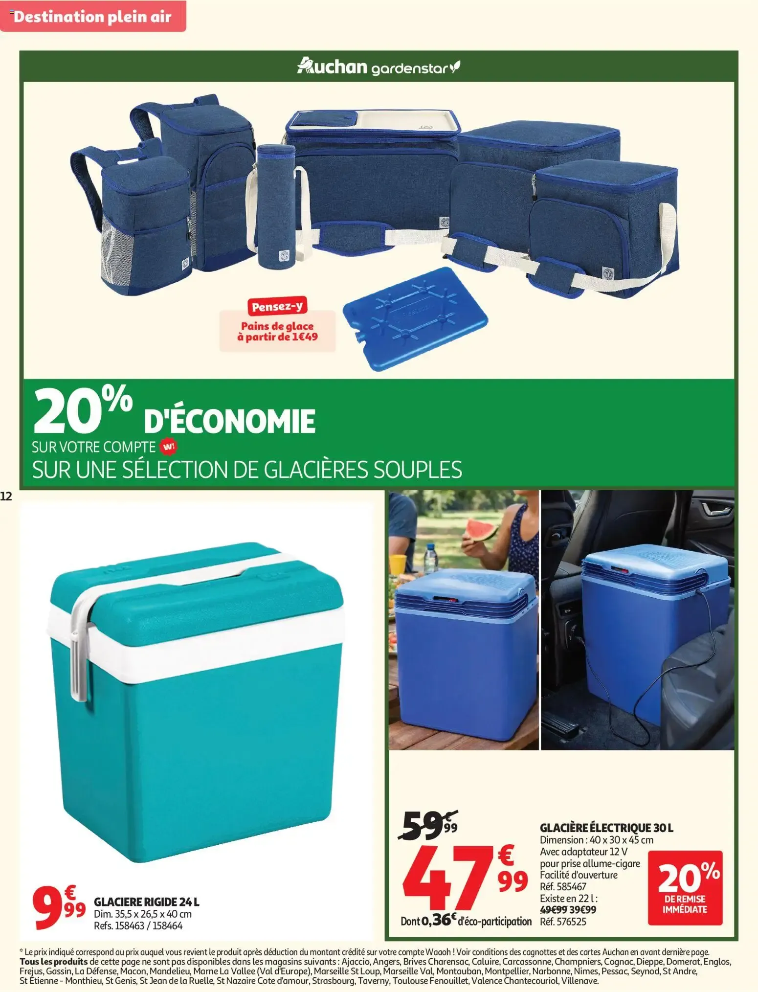 Auchan Plein air jeux de jardin à partir du 27/05/2026 - promo en ligne du 27 mai au 7 juin 2026 - Catalogue page 12