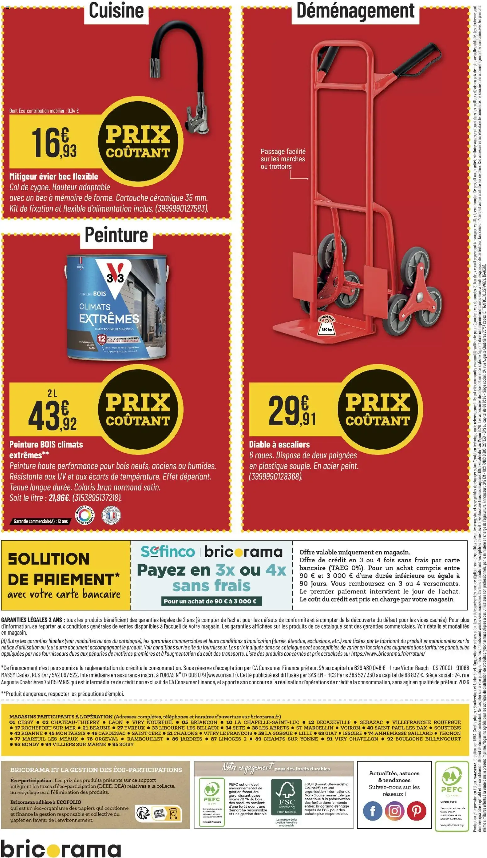 Bricorama catalogue à partir du 03/06/2026 - promo en ligne du 3 juin au 14 juin 2026 - Catalogue page 12