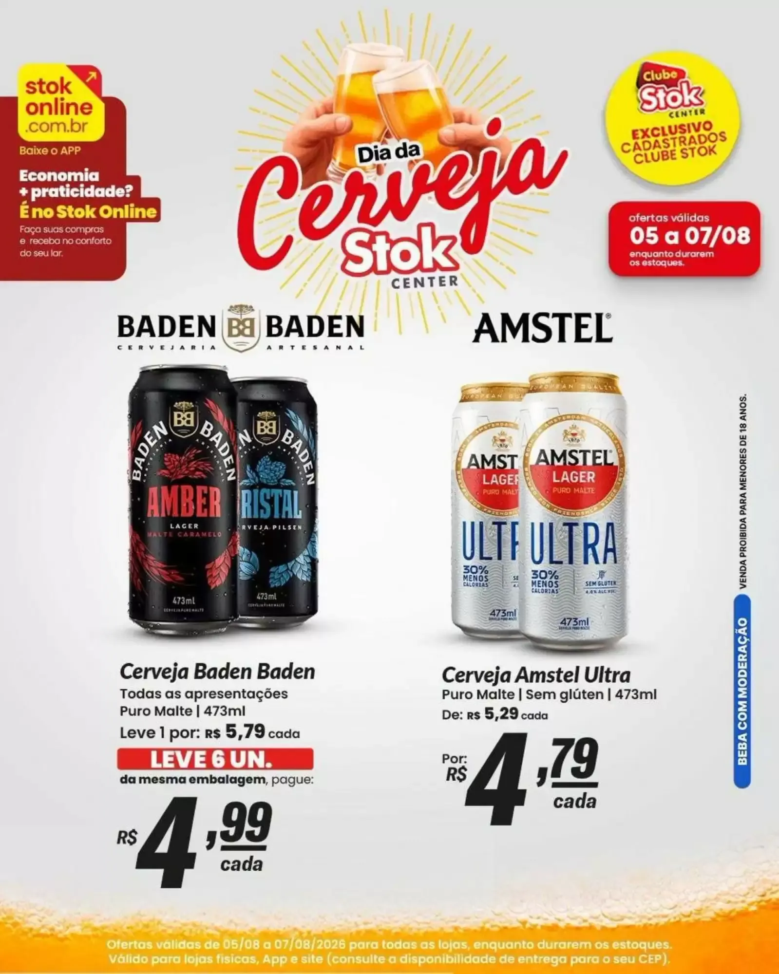 Encarte de Dia da Cerveja Stok Center 5 de agosto até 7 de agosto 2026 - Pagina 1