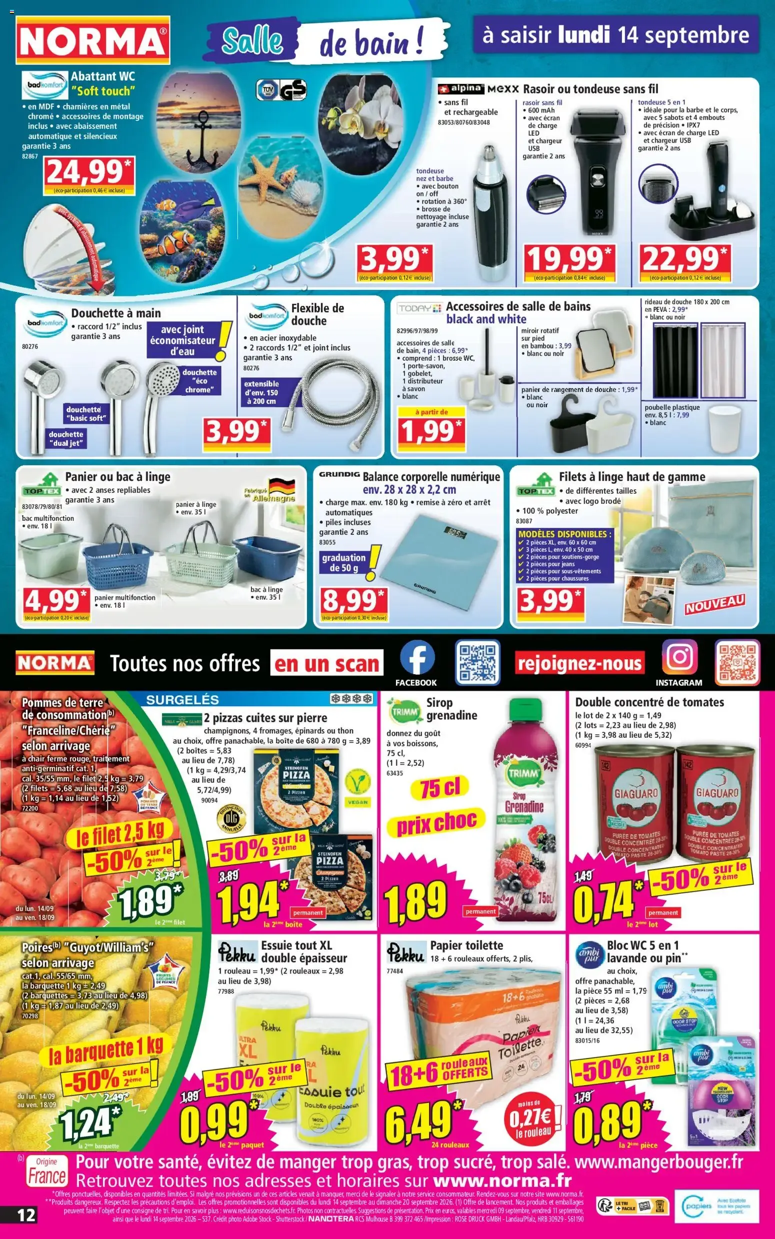 Norma catalogue à partir du 09/09/2026 - promo en ligne du 9 septembre au 15 septembre 2026 - Catalogue page 12