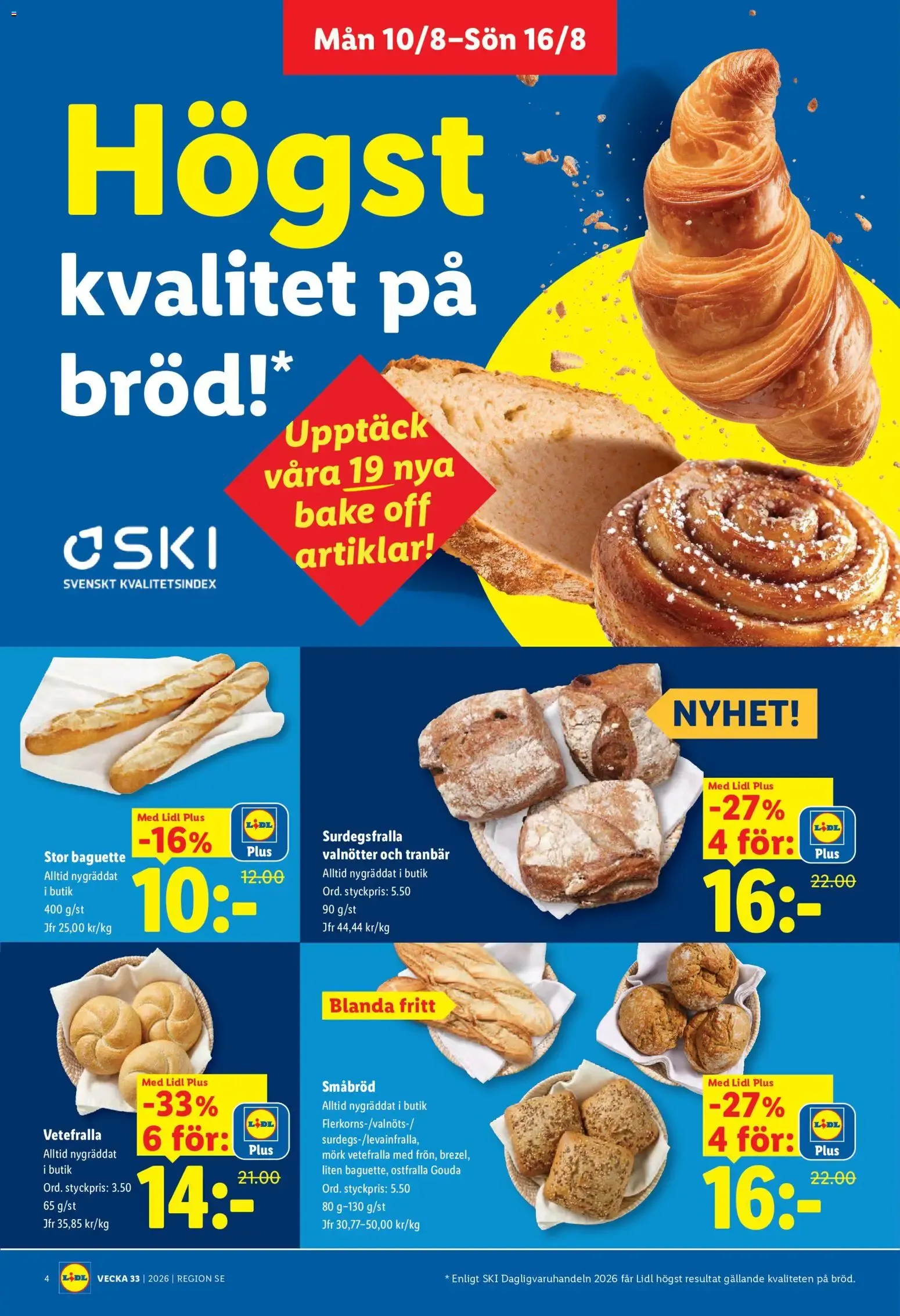Lidl erbjudanden från 10/08/2026 - 16/08/2026 > Reklamblad nuvarande rabatter från 10 augusti till 16 augusti 2026 - Reklamblad sidor 4