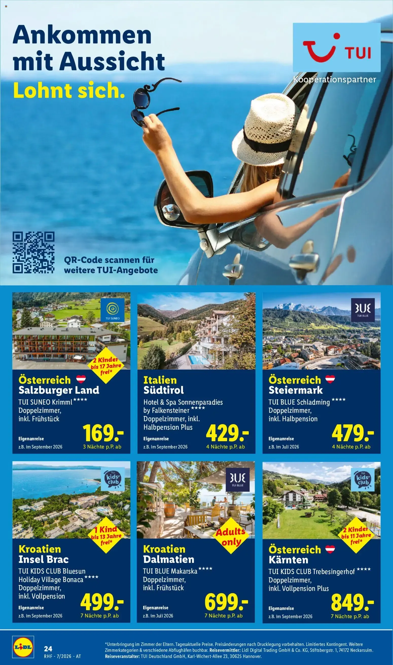 Lidl Traumurlaub - Buchbar von 1.7. bis 31.7. von 1. Juli bis 31. Juli 2026 - Flugblätt seite 21