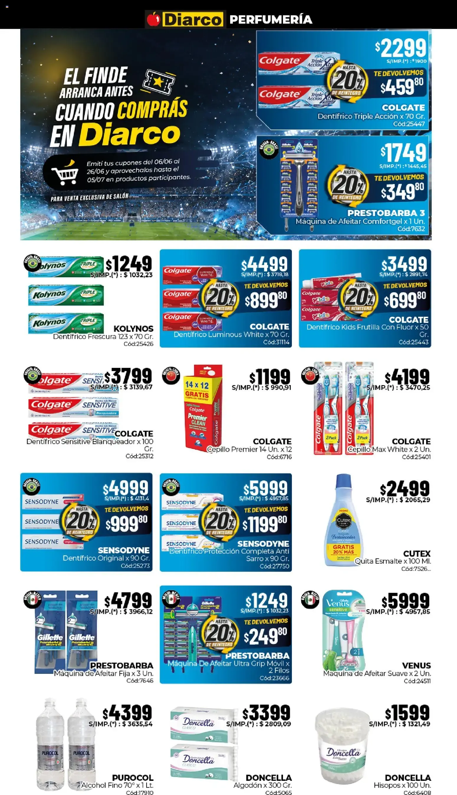 Ofertas de Diarco Ahorros Mundiales 15 de junio al 19 de junio 2026 - Página 13 del catálogo