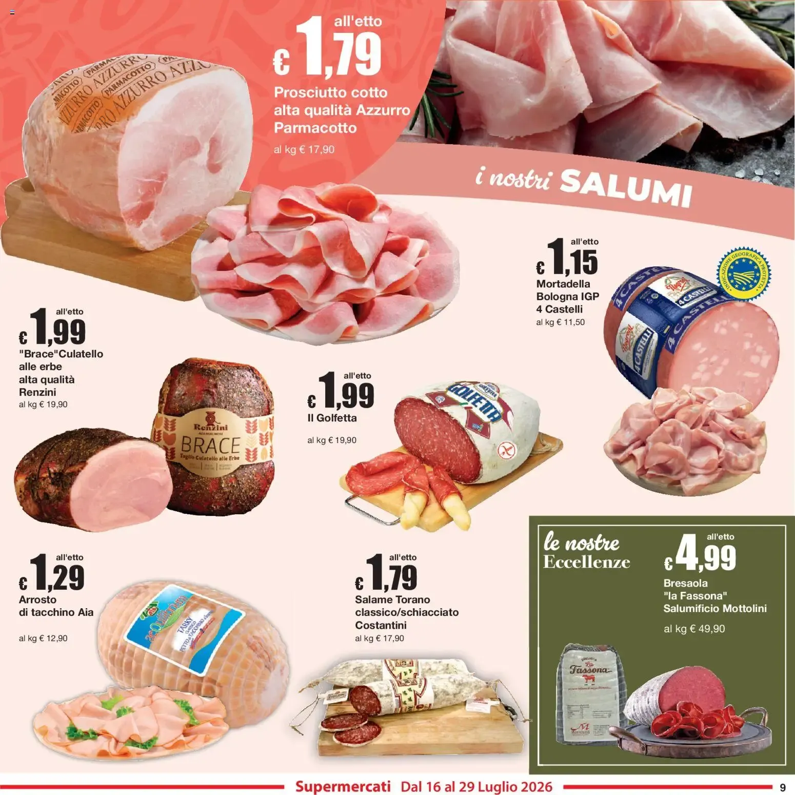 Sì con Te volantino dal 16/07/2026 - online Offerte da 16 luglio a 29 luglio di 2026 - Pagina del volantino 9