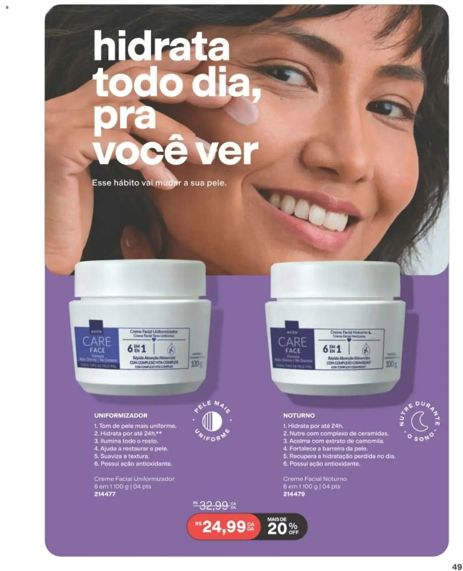 Encarte de Revista Avon folheto - Campanha 11 de 29/06/2026 | Promoção Online 29 de junho até 20 de julho 2026 - Pagina 49