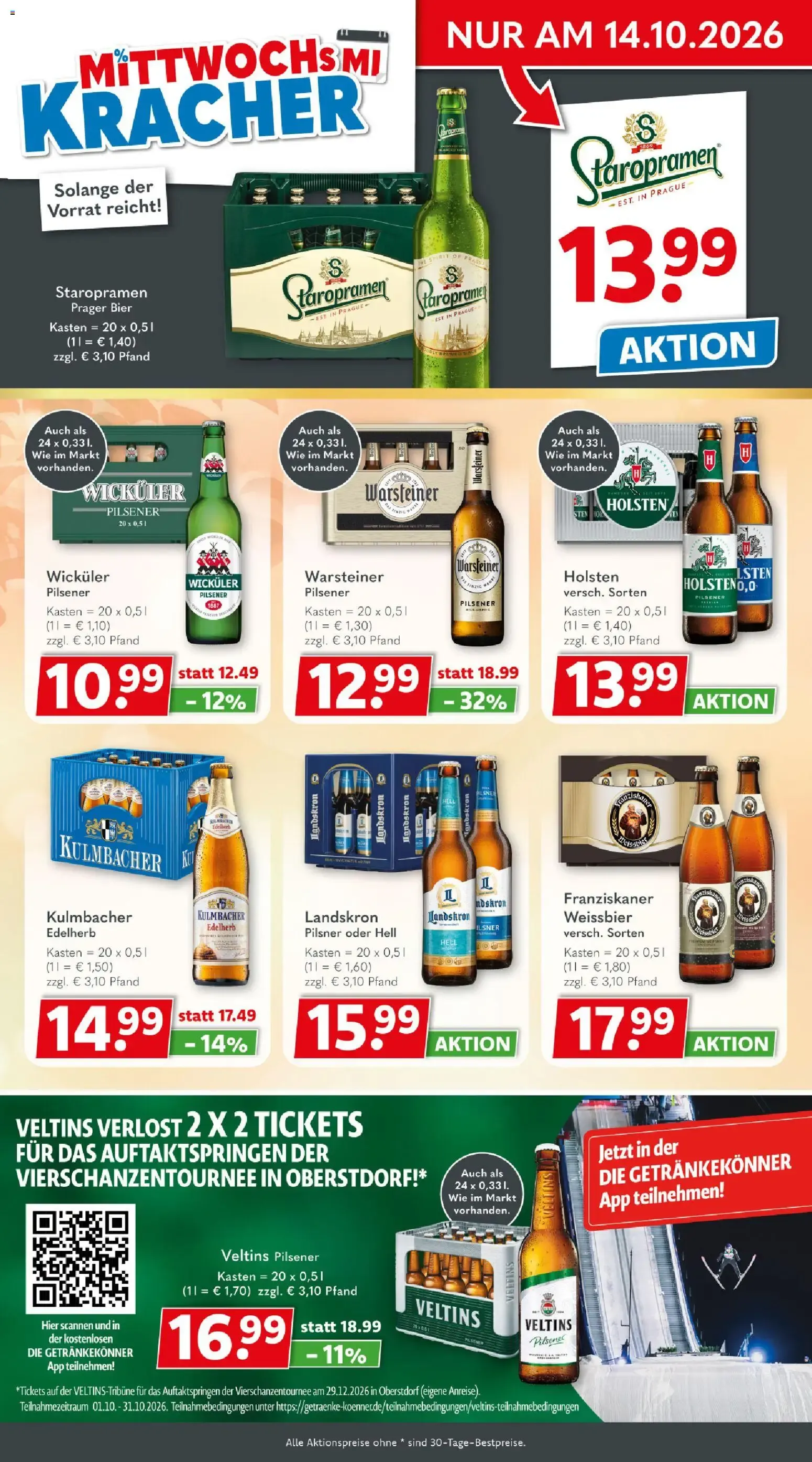 Getränkeland Prospekt (ab 12.10.2026) zum Blättern von 12. Oktober bis 24. Oktober 2026 - Prospekt seite 2