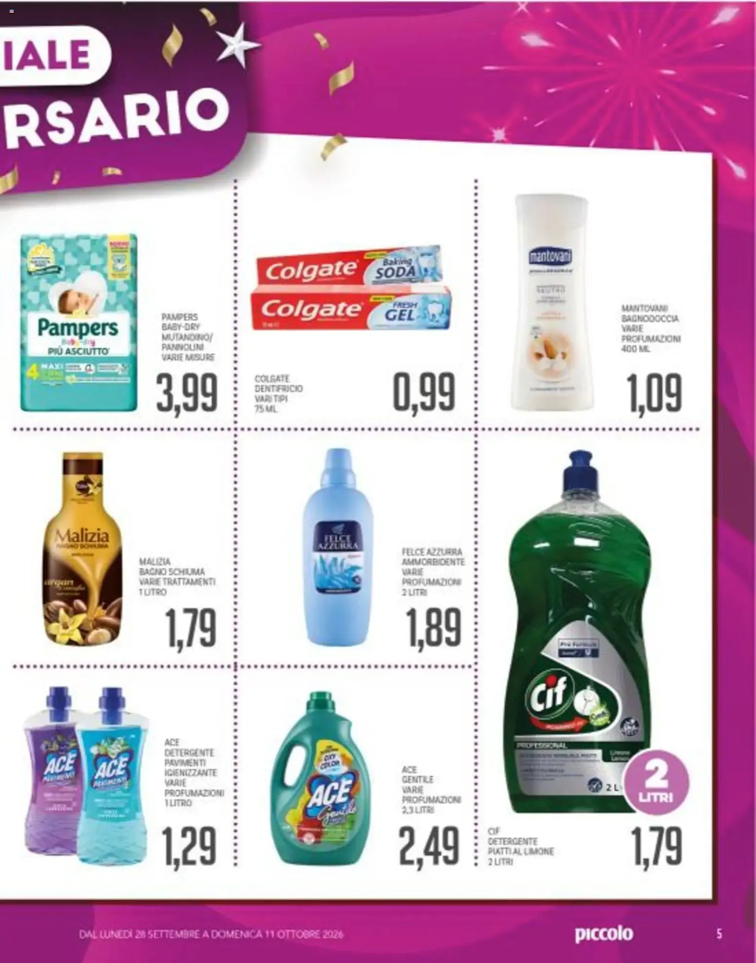Piccolo volantino dal 28/09/2026 - online Offerte da 28 settembre a 11 ottobre di 2026 - Pagina del volantino 5