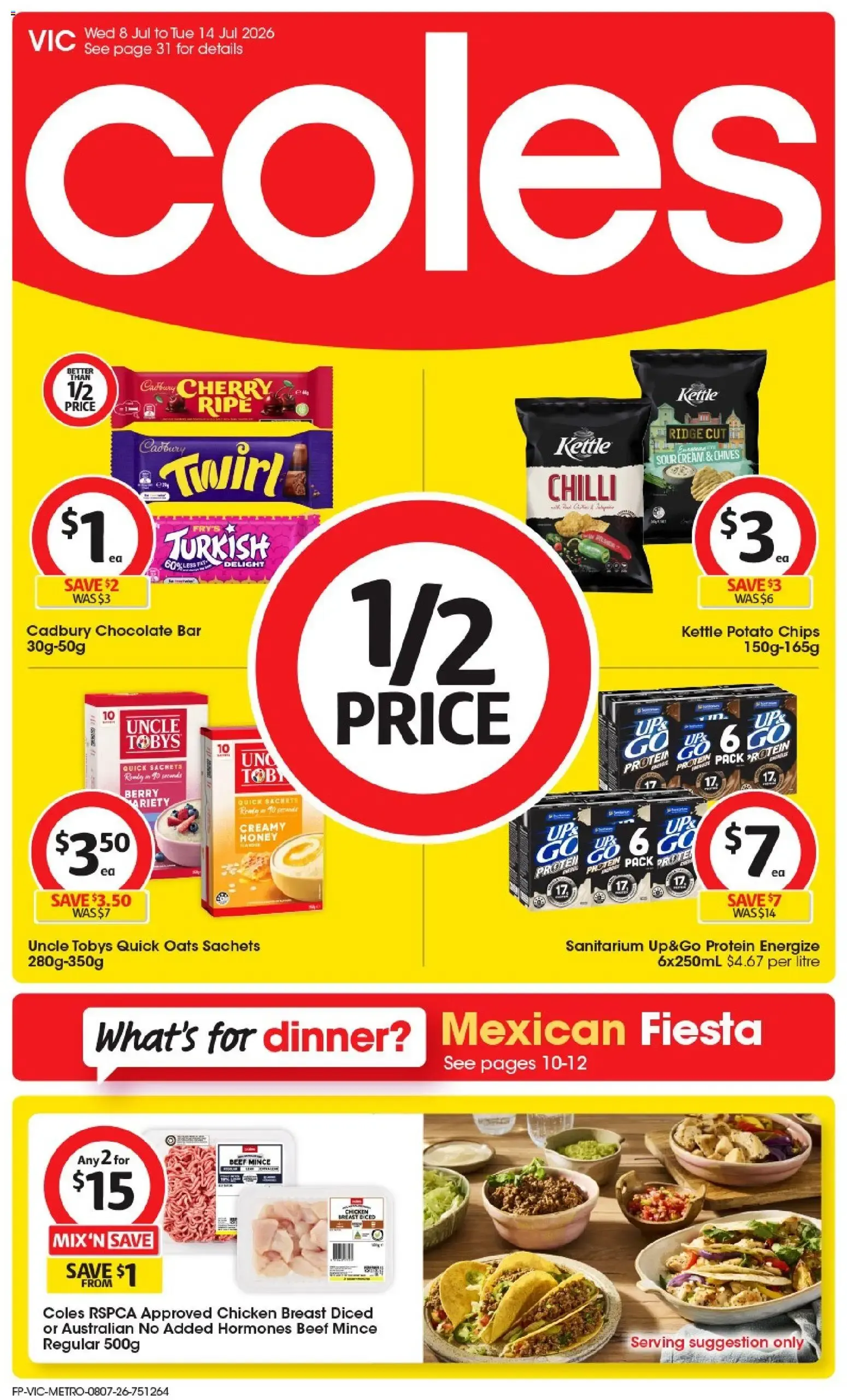 Coles catalogue valid from 08/07/2026 > Online Australia - Catalogue valid from 8 July to 14 July 2026 - page 1