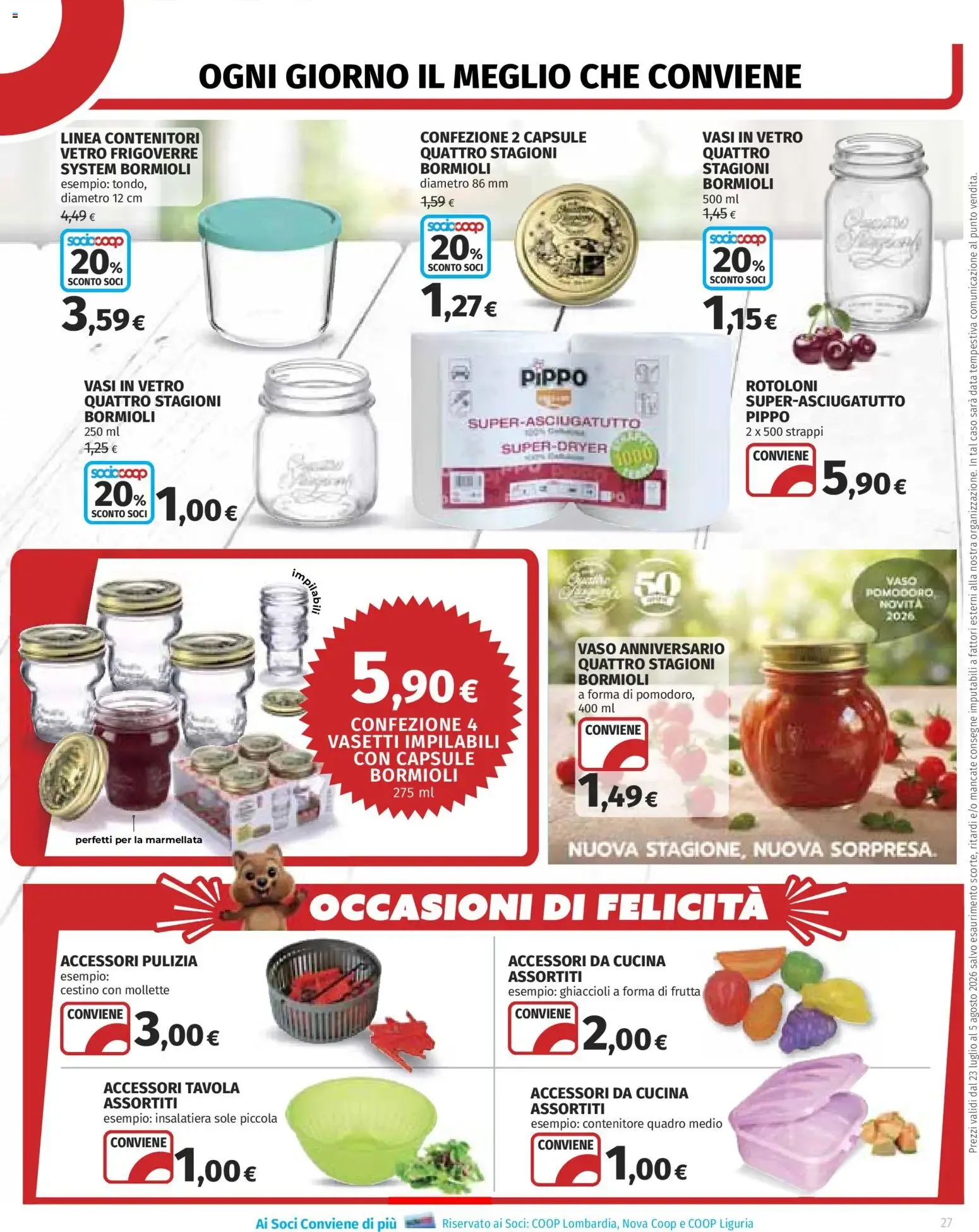 Volantino COOP Anteprima dal 23/07/2026 > NUOVO Promozioni da 23 luglio a 5 agosto di 2026 - Pagina del volantino 27
