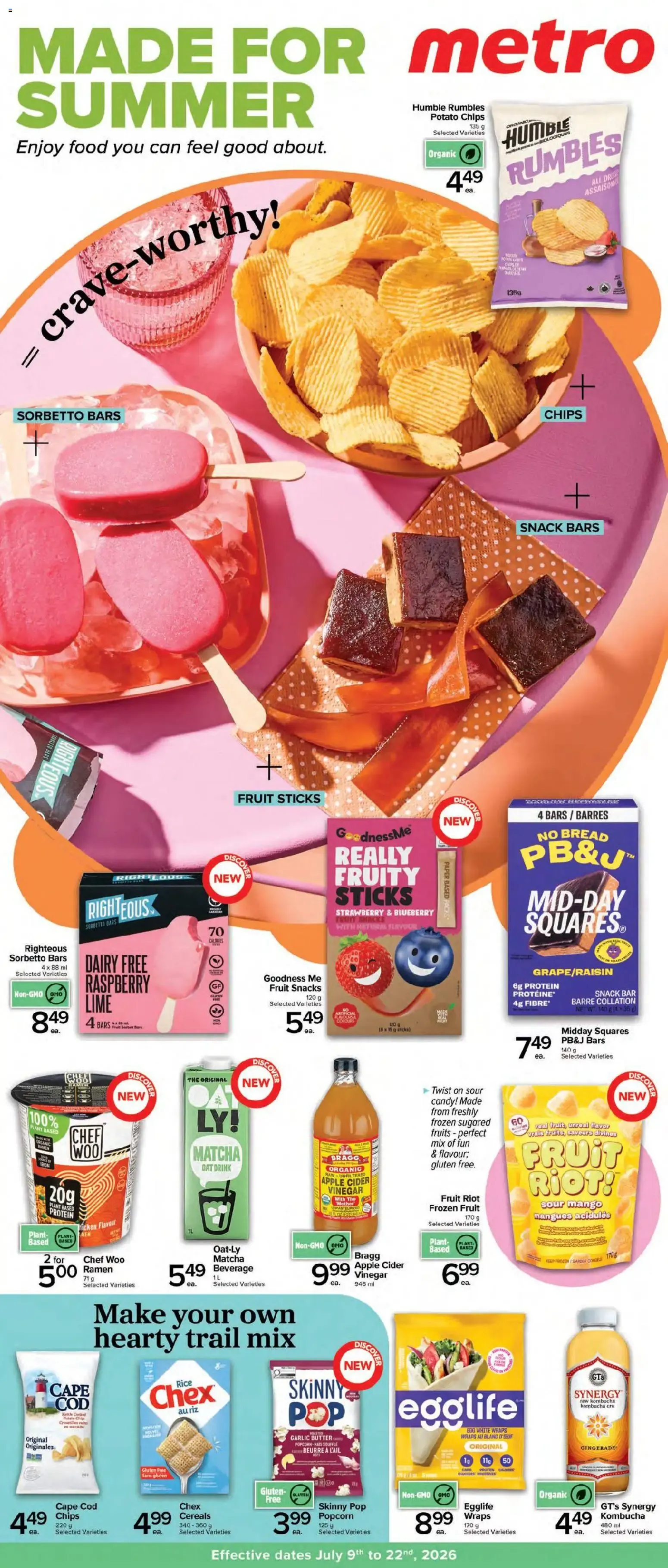 Metro - Made For Summer from July 9 to July 22 2026 - flyer page 1