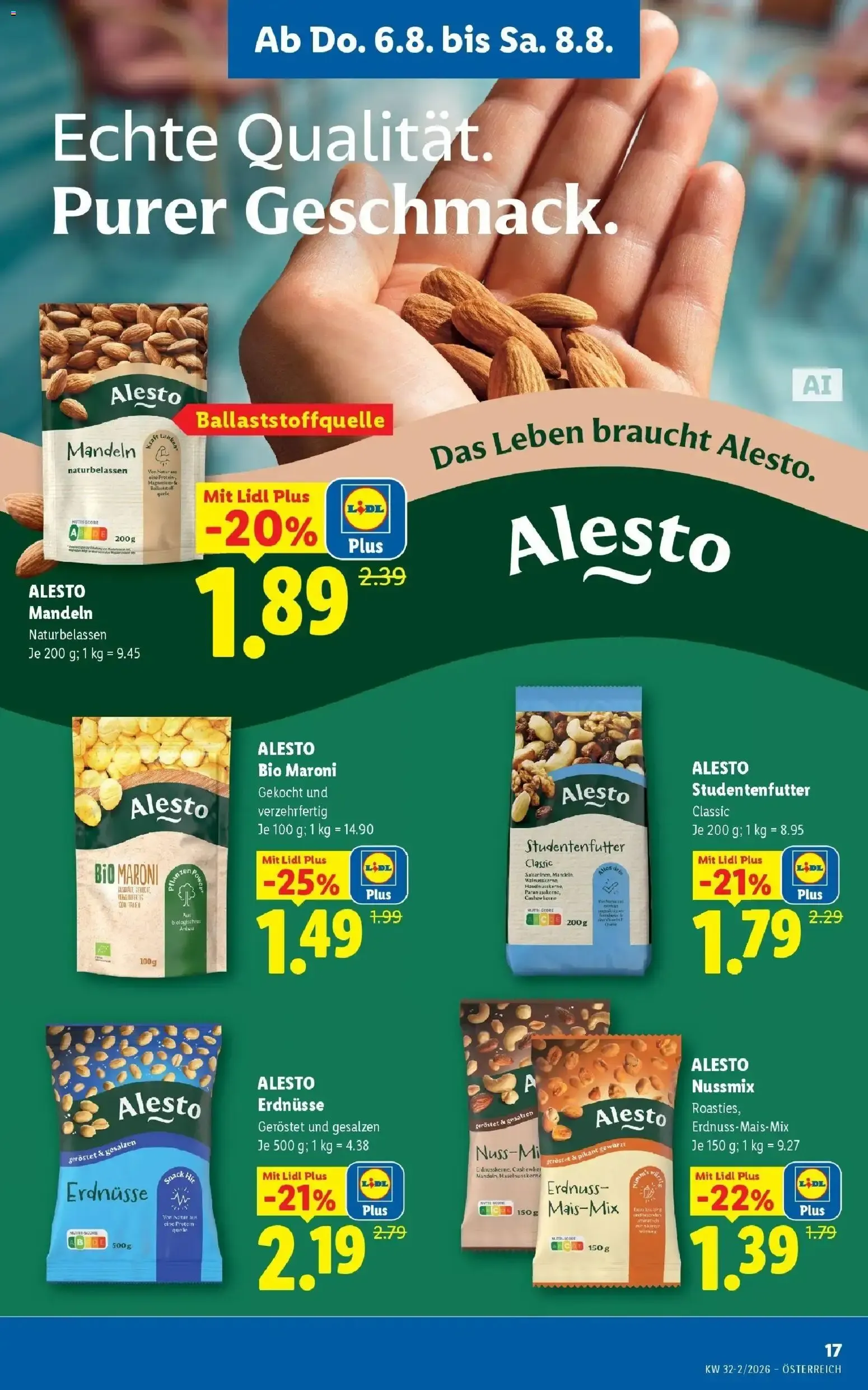 Lidl Plus: Österreichs günstigste Preise von 6. August bis 8. August 2026 - Flugblätt seite  19