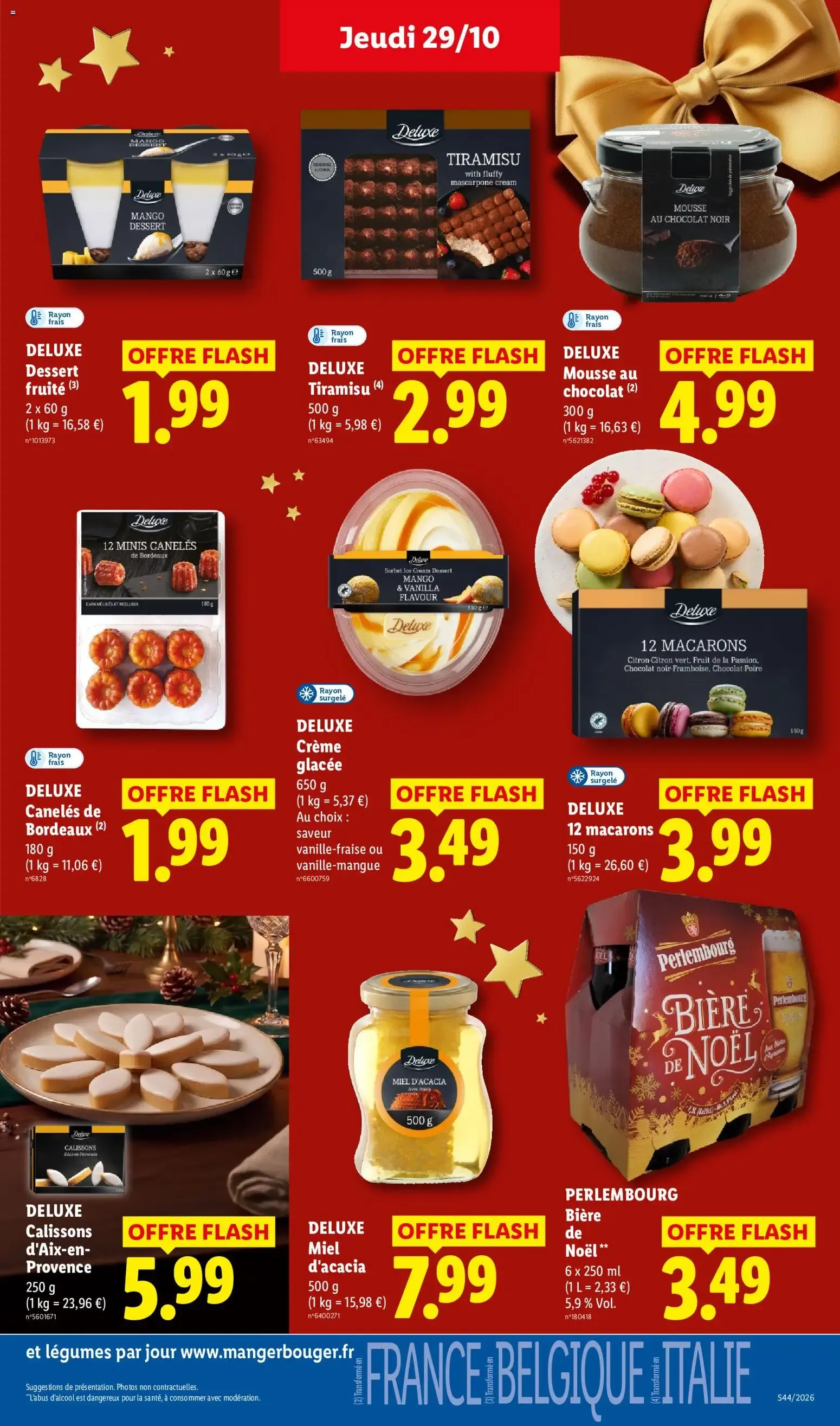 LIDL: Faites briller les fêtes à prix minis ! du 29 octobre au 4 novembre 2026 - Catalogue page 25