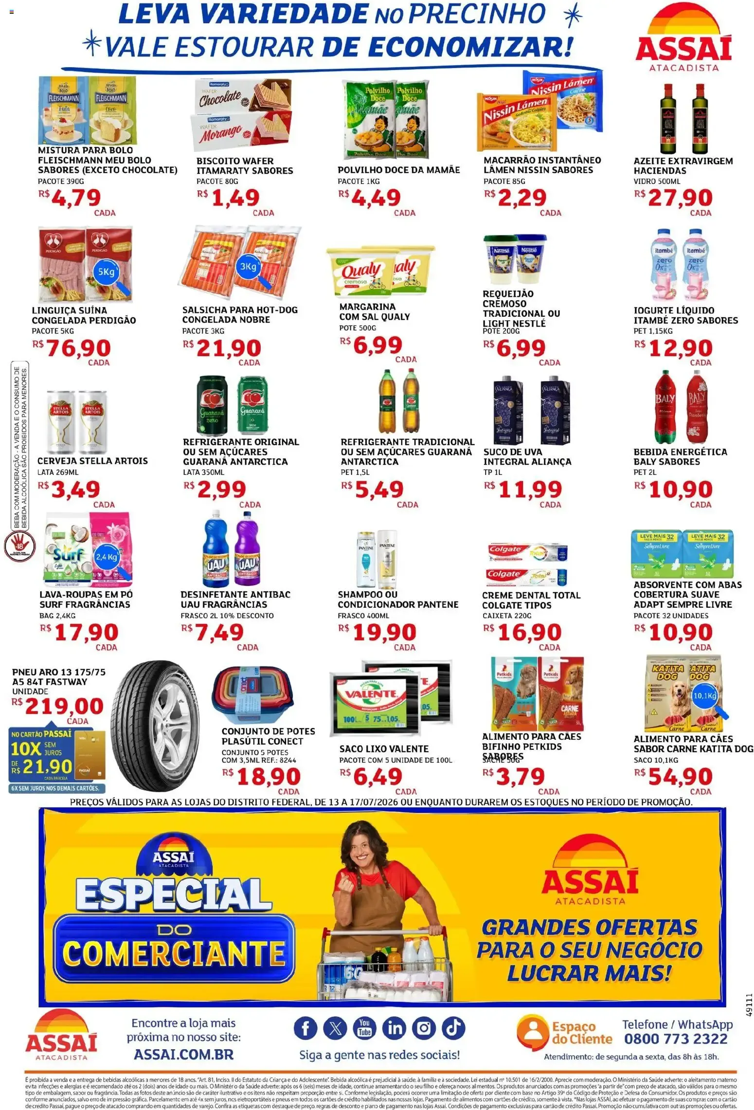 Encarte de Assaí Atacadista ofertas - DF de 13/07/2026 | Promoções Online 13 de julho até 17 de julho 2026 - Pagina 2