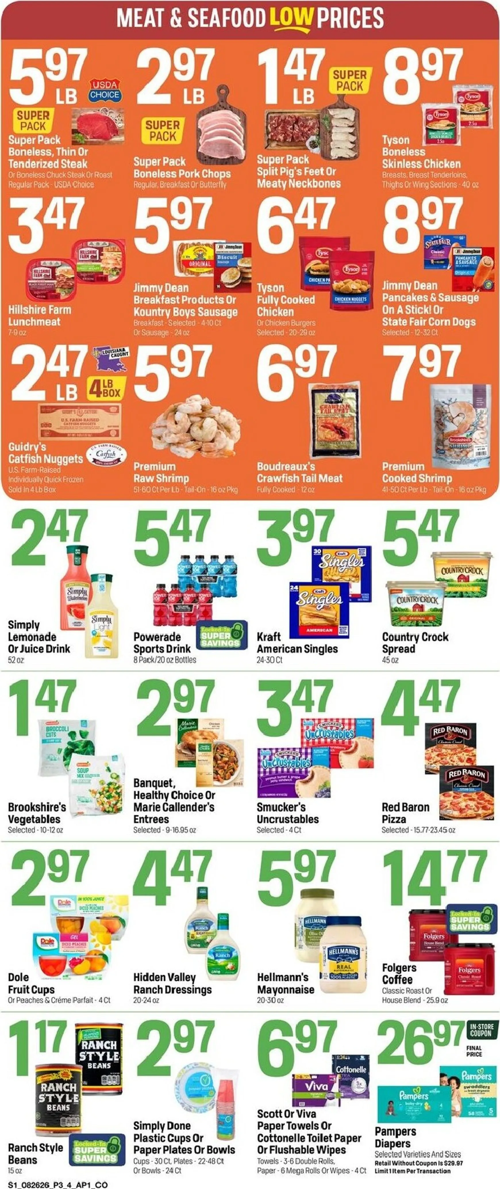 Weekly ad Current Super 1 Foods leaflet valid from Wednesday 08/26/2026 to Tuesday 09/01/2026 from August 26 to September 1 2026 - Page 3