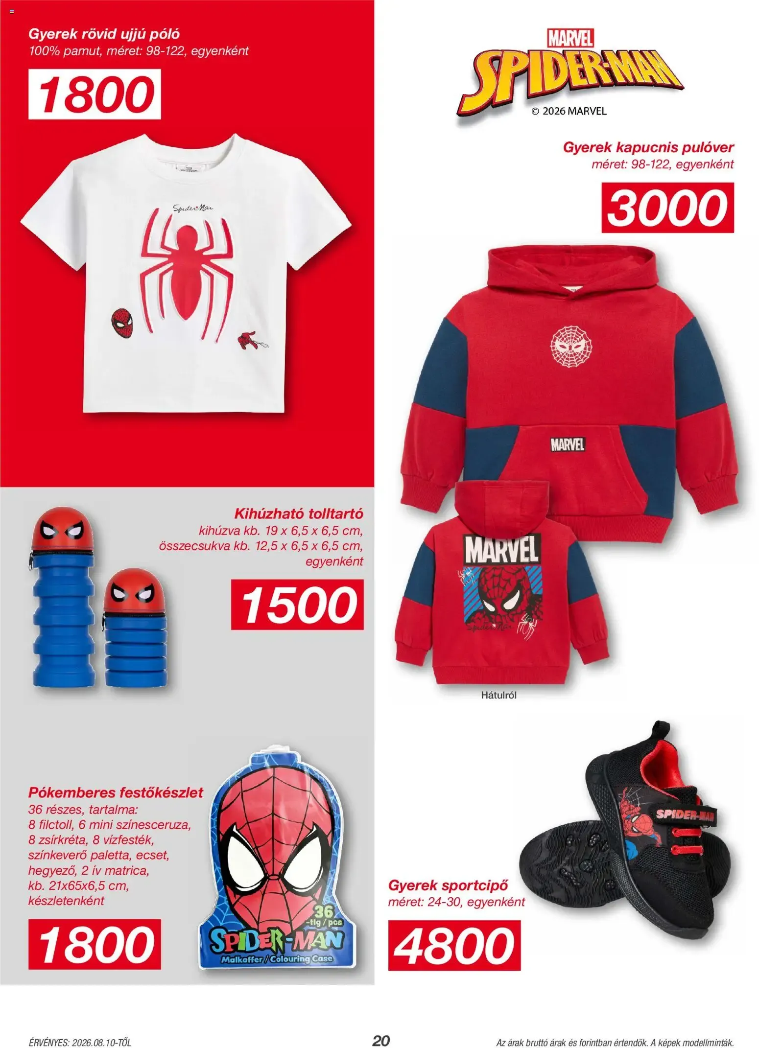 Katalógus Más diversión en la escuela. Productos con Bluey y Spiderman. augusztus 10.-tól augusztus 23.-ig 2026. - Oldal 20