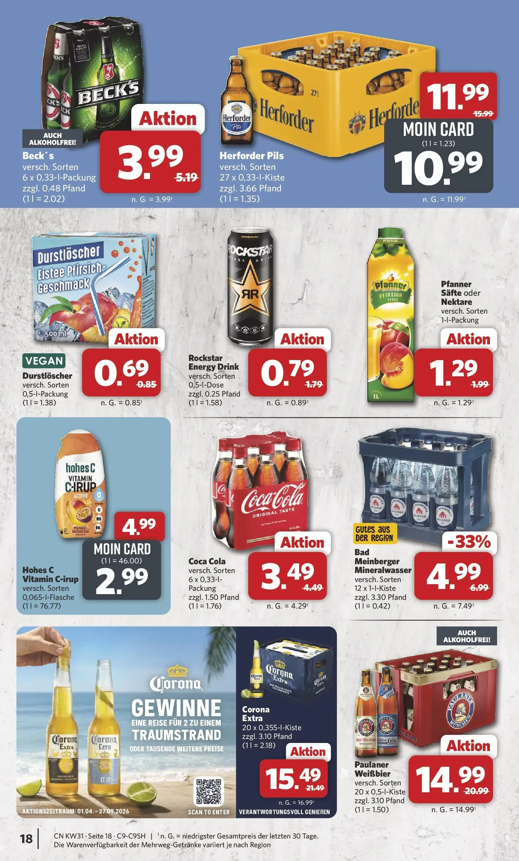 Combi - Isringhausen Prospekt – von Montag 27.07.2026 bis Samstag 01.08.2026 von 27. Juli bis 1. August 2026 - Prospekt seite 18